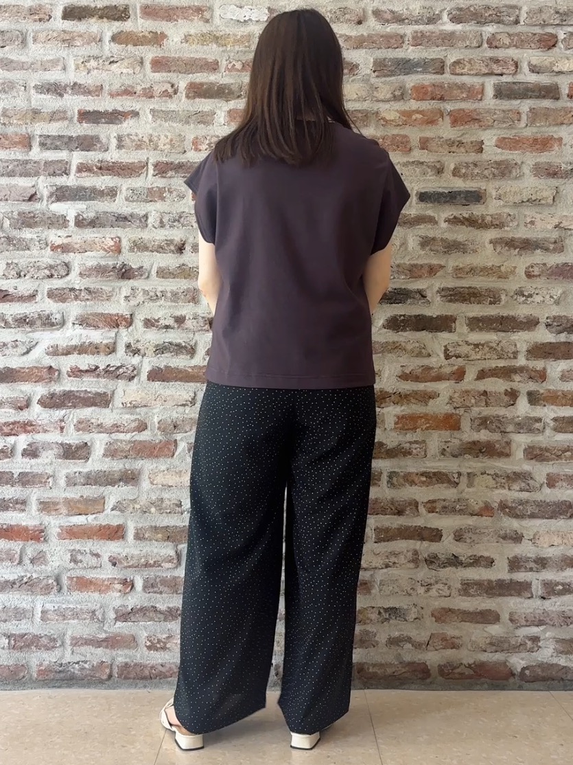 tokiさんの「THE SHOP TK｜【ひんやり/汗じみ防止】ツイストアクセントトップス」を使ったコーディネート