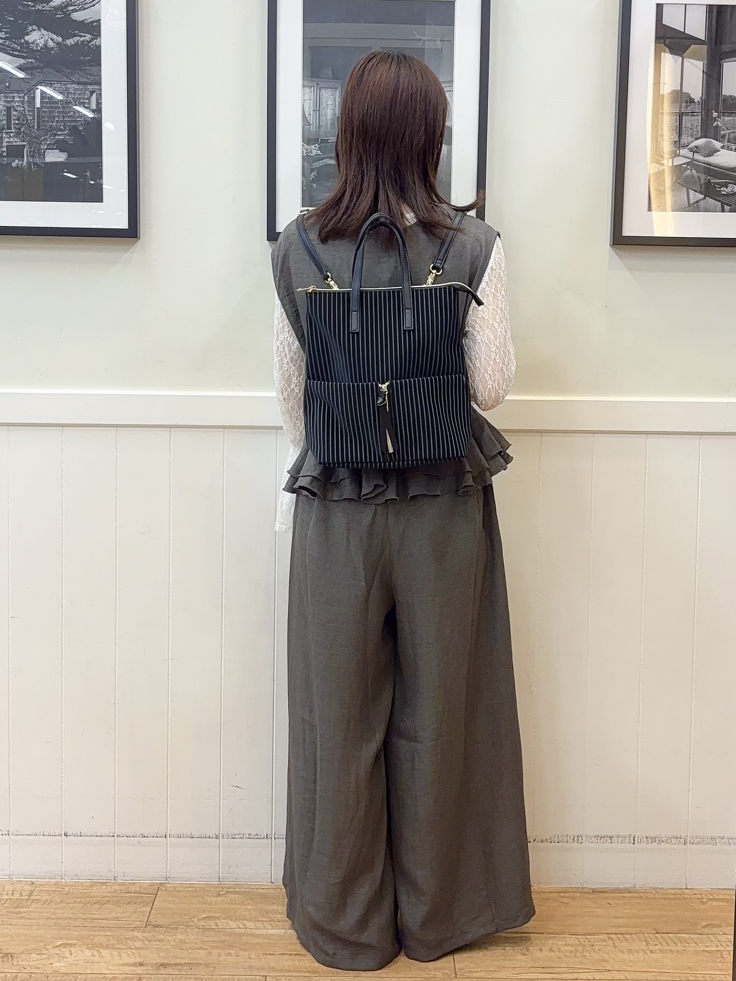 えぬさんの「SHOO･LA･RUE｜【ひんやり/洗濯機可/S-LL】毎日頼れる ベーシックタンクトップ」を使ったコーディネート