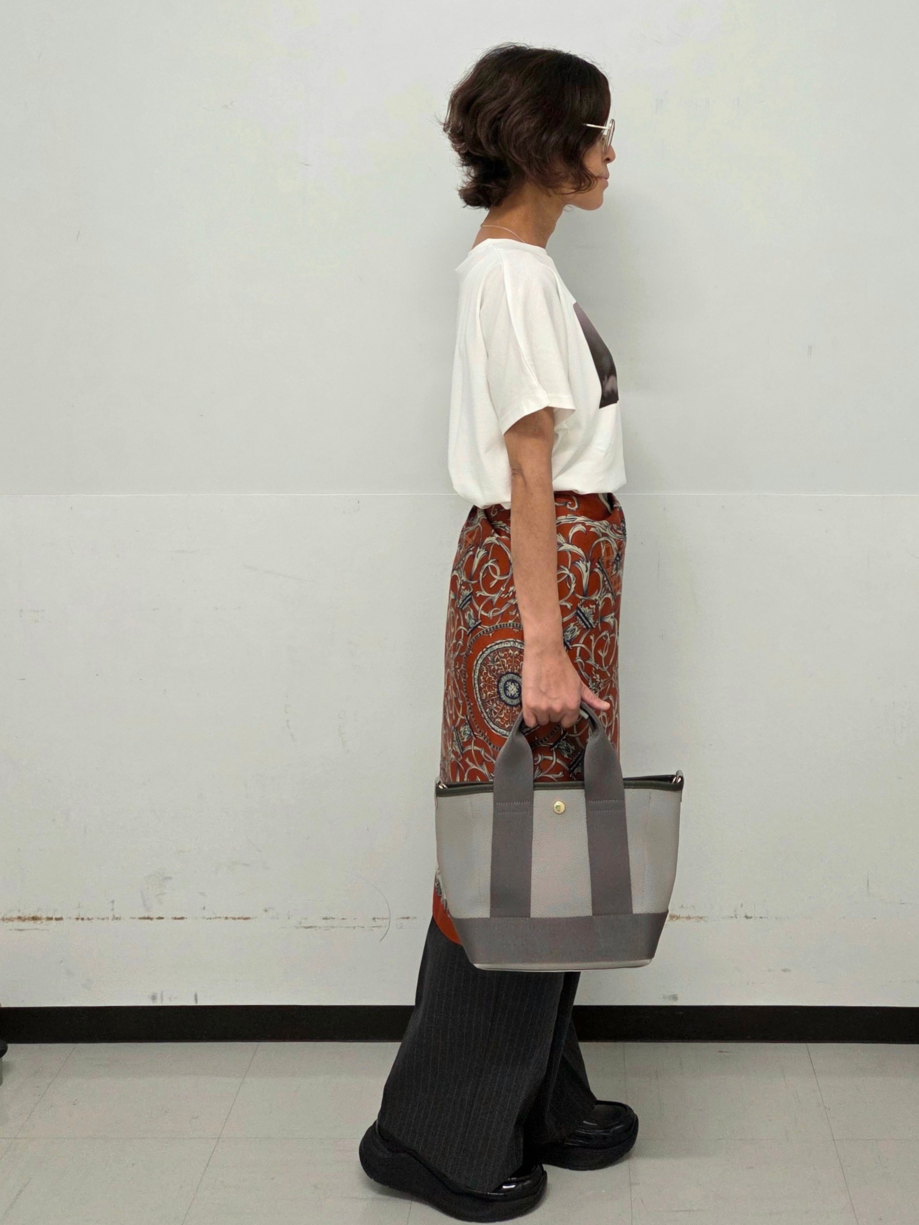 くまみさんの「OPAQUE.CLIP｜フォトプリントTシャツ【洗濯機OK】」を使ったコーディネート