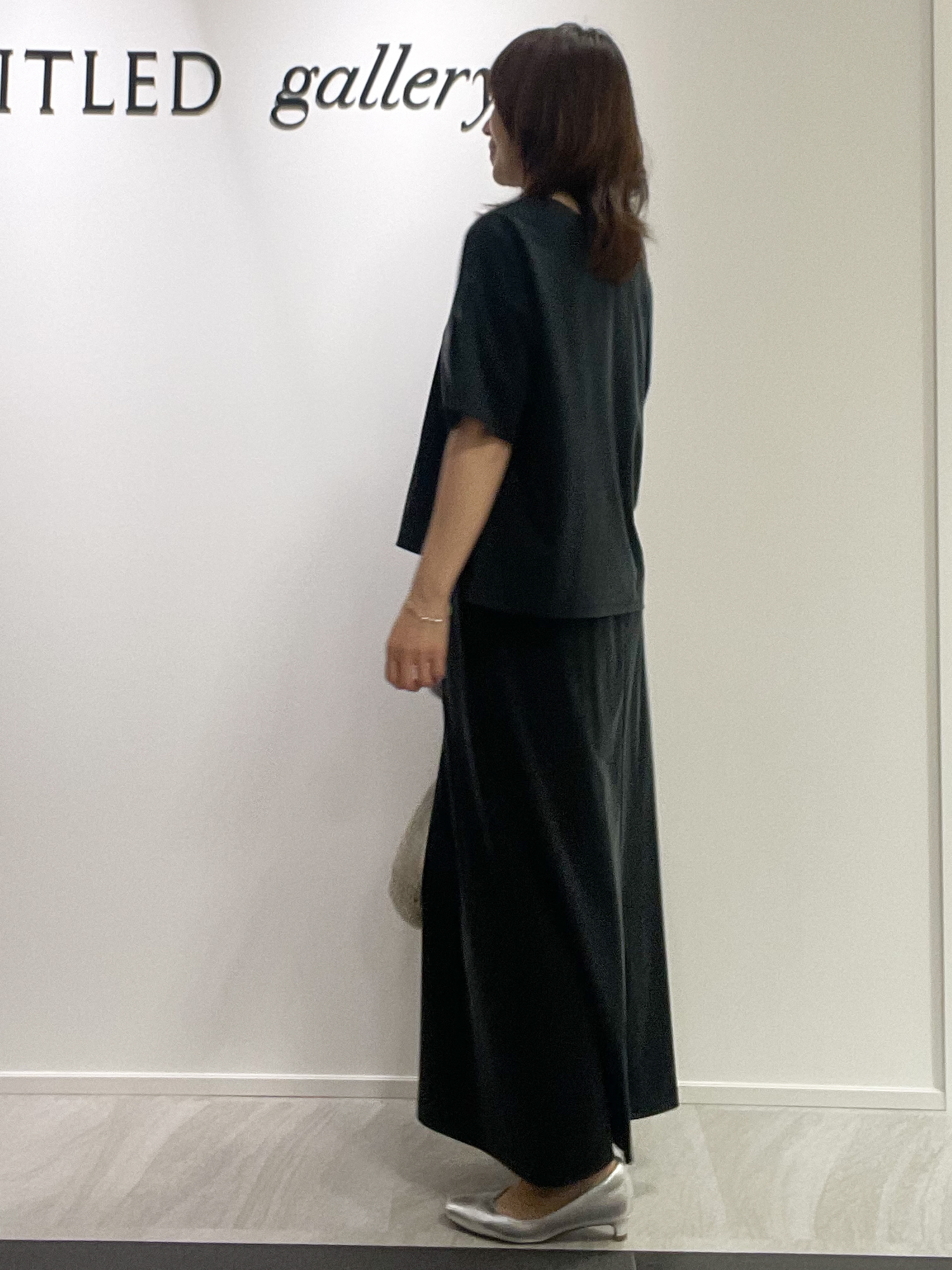 めいさんの「UNTITLED｜【セットアップ可/接触冷感】ヴィンテージライクドルマンカットソー」を使ったコーディネート