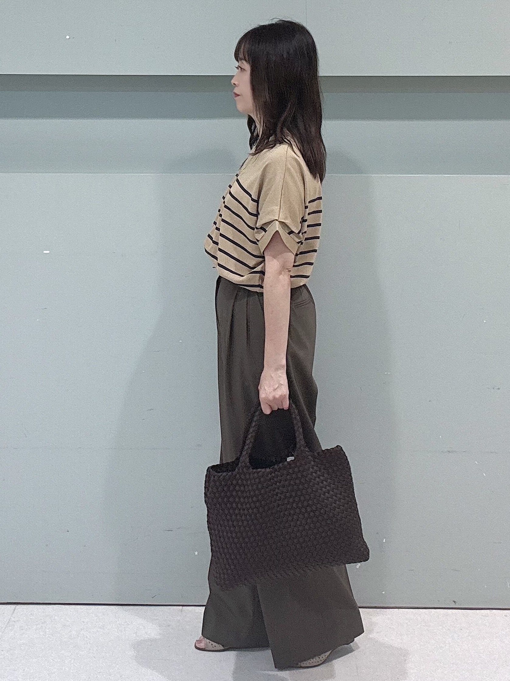makiさんの「UNTITLED｜【ステンレスチェーン】クロスリングネックレス」を使ったコーディネート