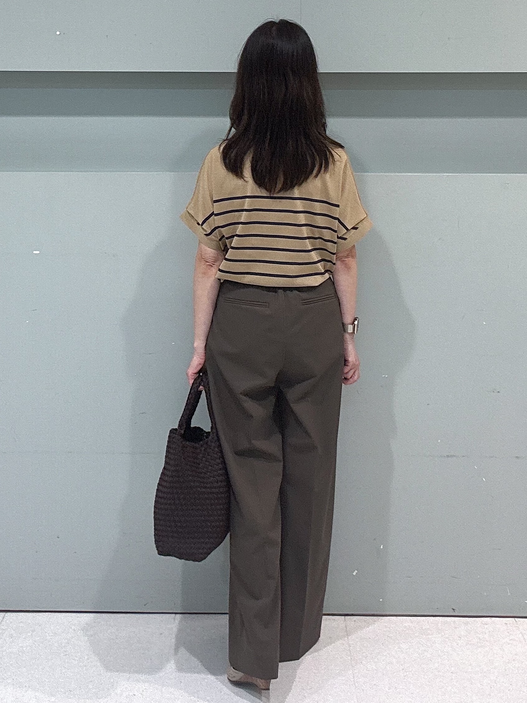 makiさんの「UNTITLED｜【ステンレスチェーン】クロスリングネックレス」を使ったコーディネート
