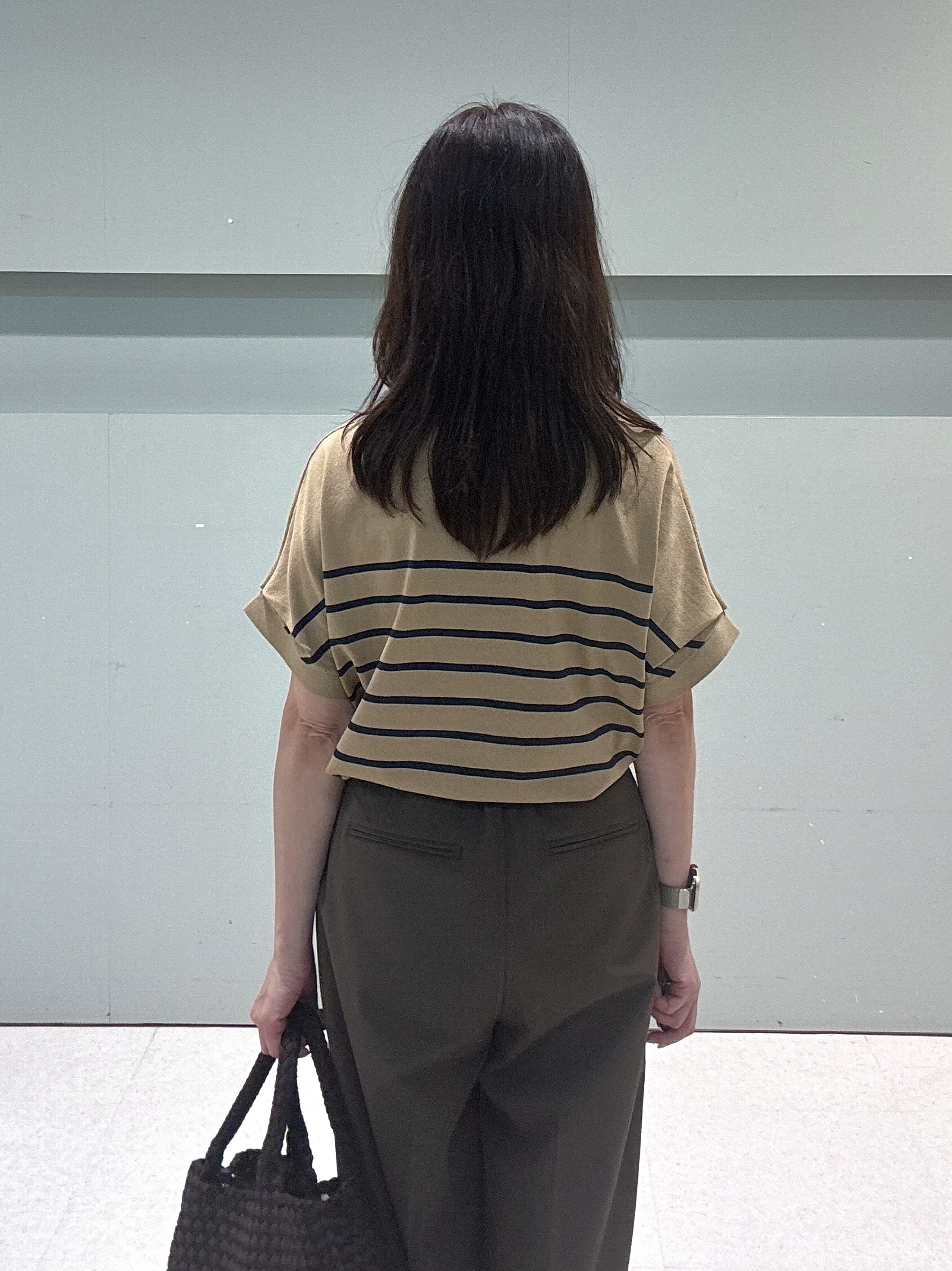 makiさんの「UNTITLED｜【ステンレスチェーン】クロスリングネックレス」を使ったコーディネート
