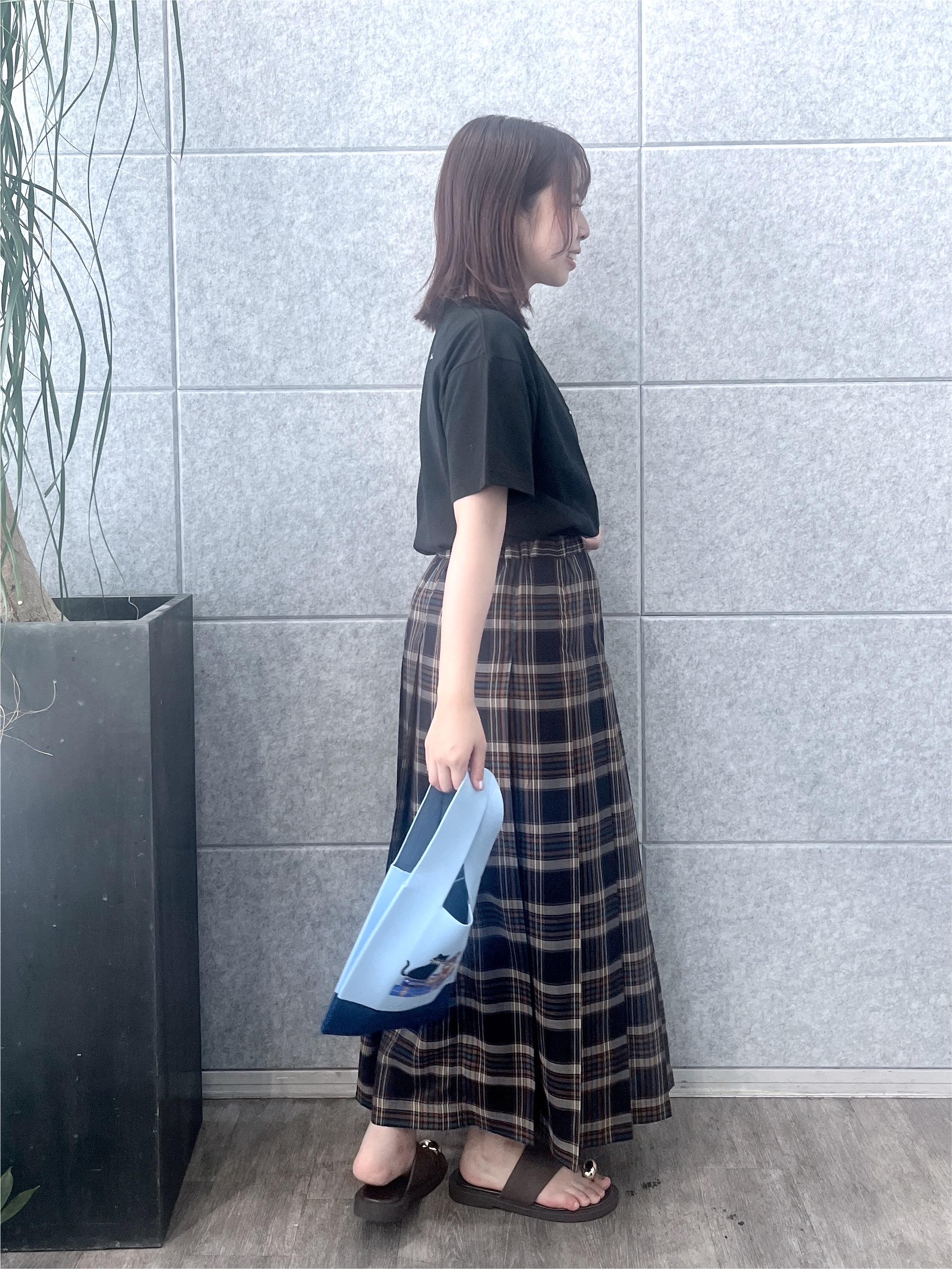 Makinoさんの「Dessin｜UMAO&times;Dessinコラボ プリントキャットフェイスT」を使ったコーディネート