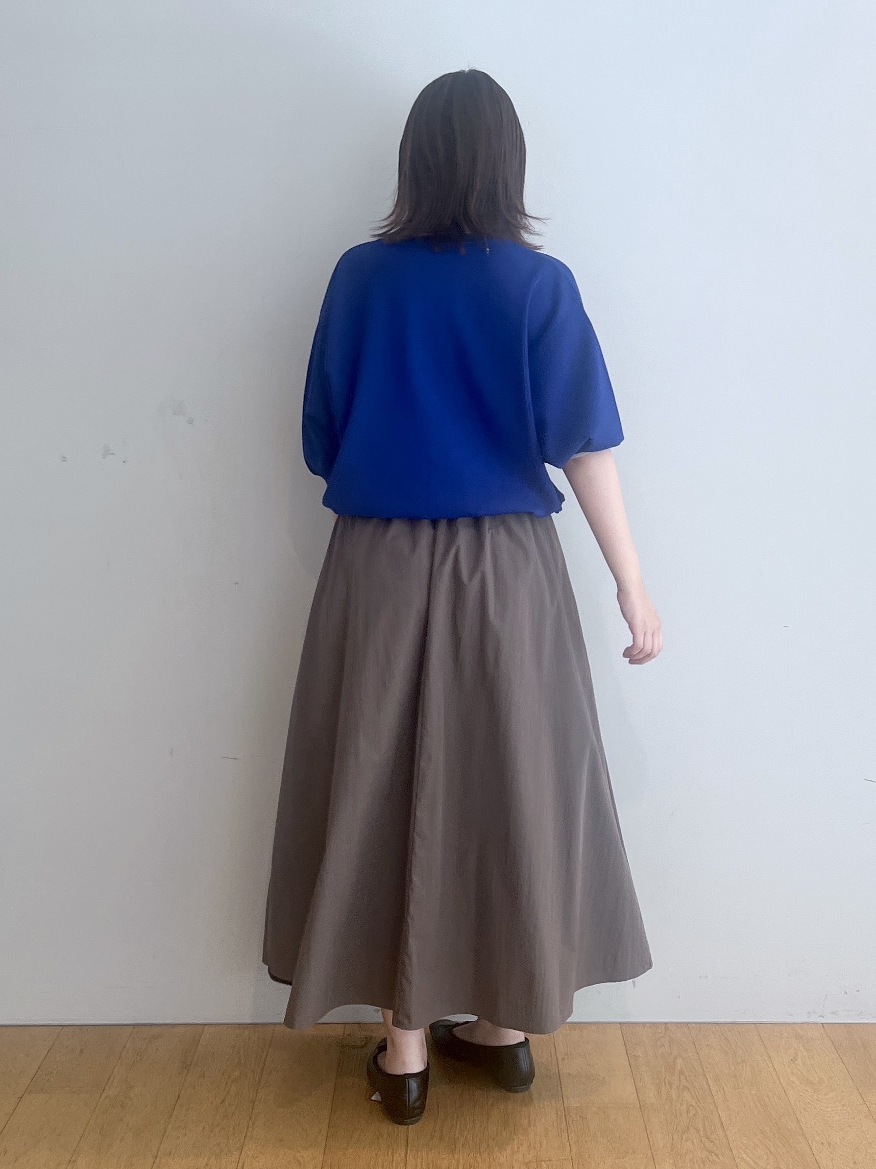 Makinoさんの「Dessin｜【UVカット/マシンウォッシャブル】6分袖配色ニット」を使ったコーディネート