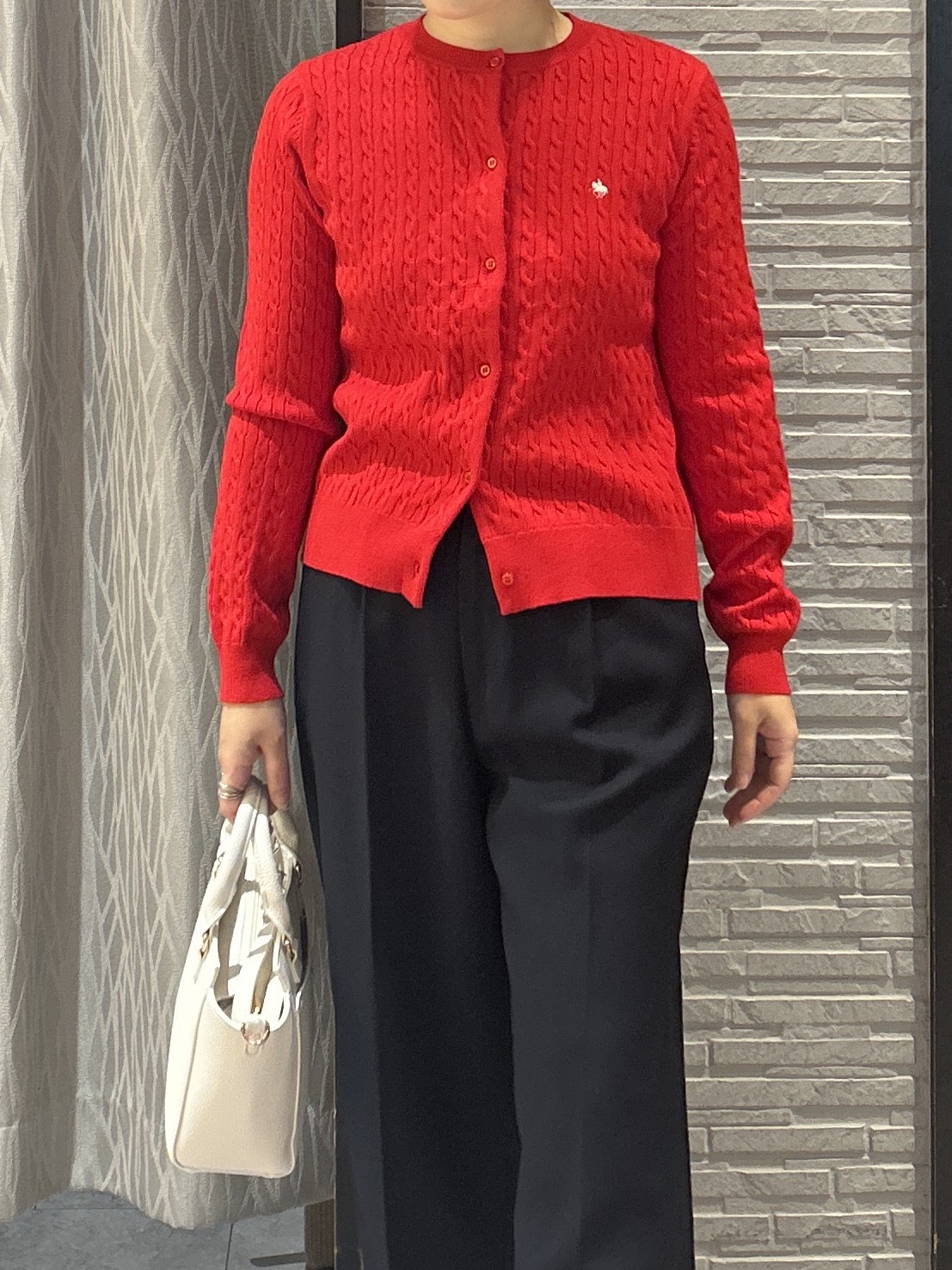 ga_riさんの「THE SHOP TK｜【静電防止】セミワイドパンツ」を使ったコーディネート