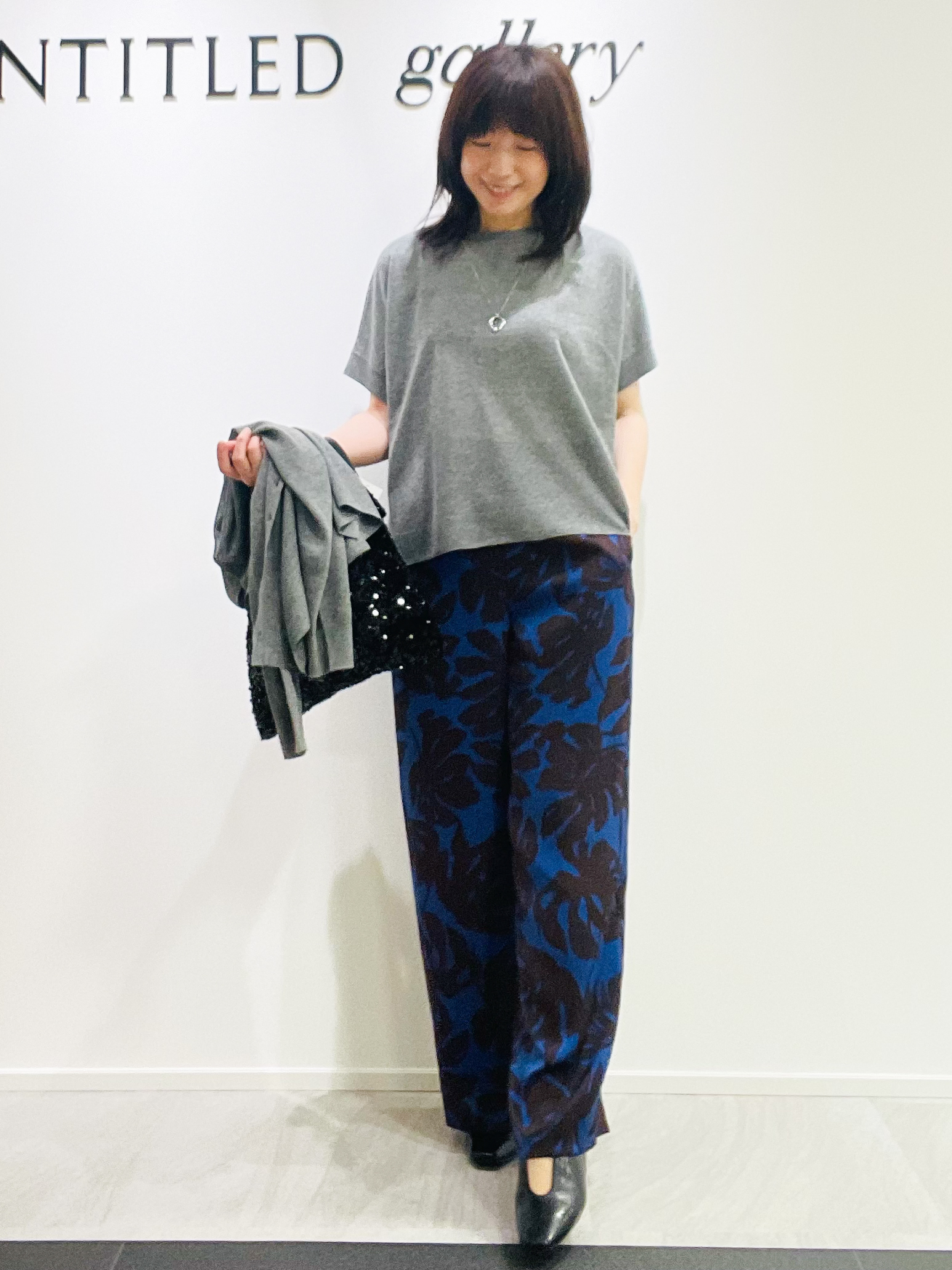 めいさんの「UNTITLED｜【アンサンブル可】前後2WAYカーディガン」を使ったコーディネート