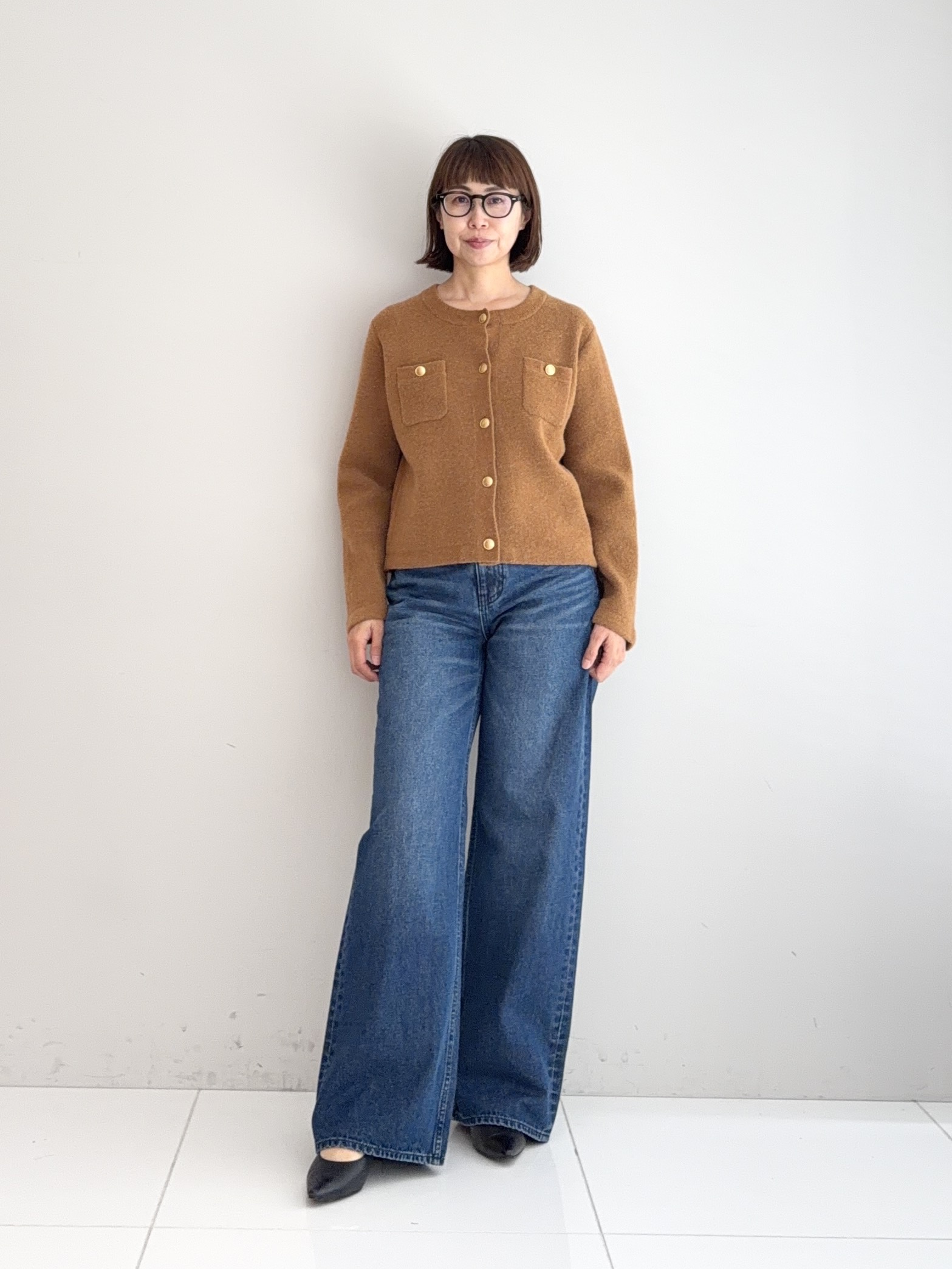 murayamaさんの「INDIVI｜【ラム革／美脚／通勤】レザーパンプス」を使ったコーディネート
