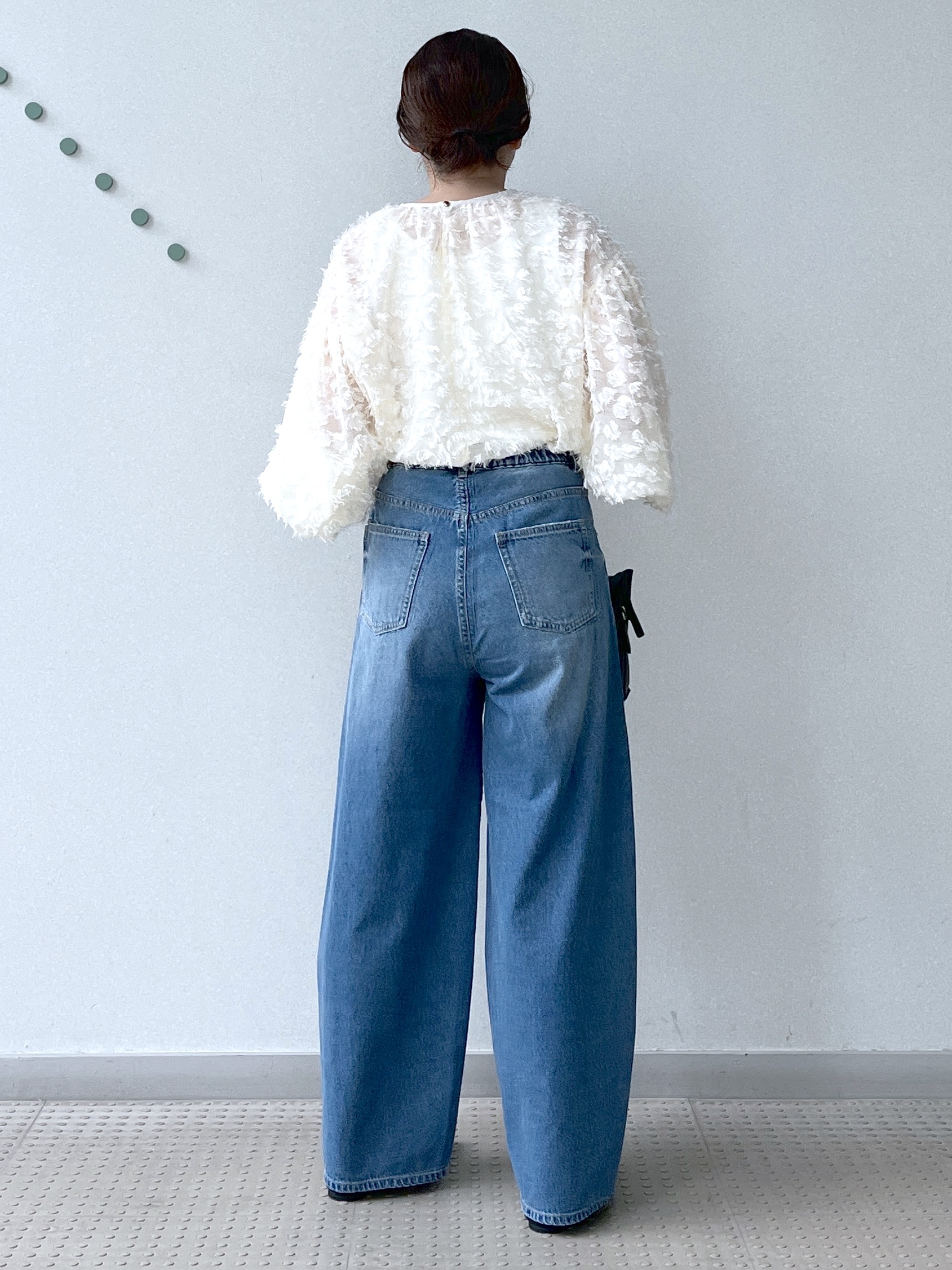 Soeさんの「DRESSTERIOR｜【着映え】ジャガードボリュームブラウス」を使ったコーディネート