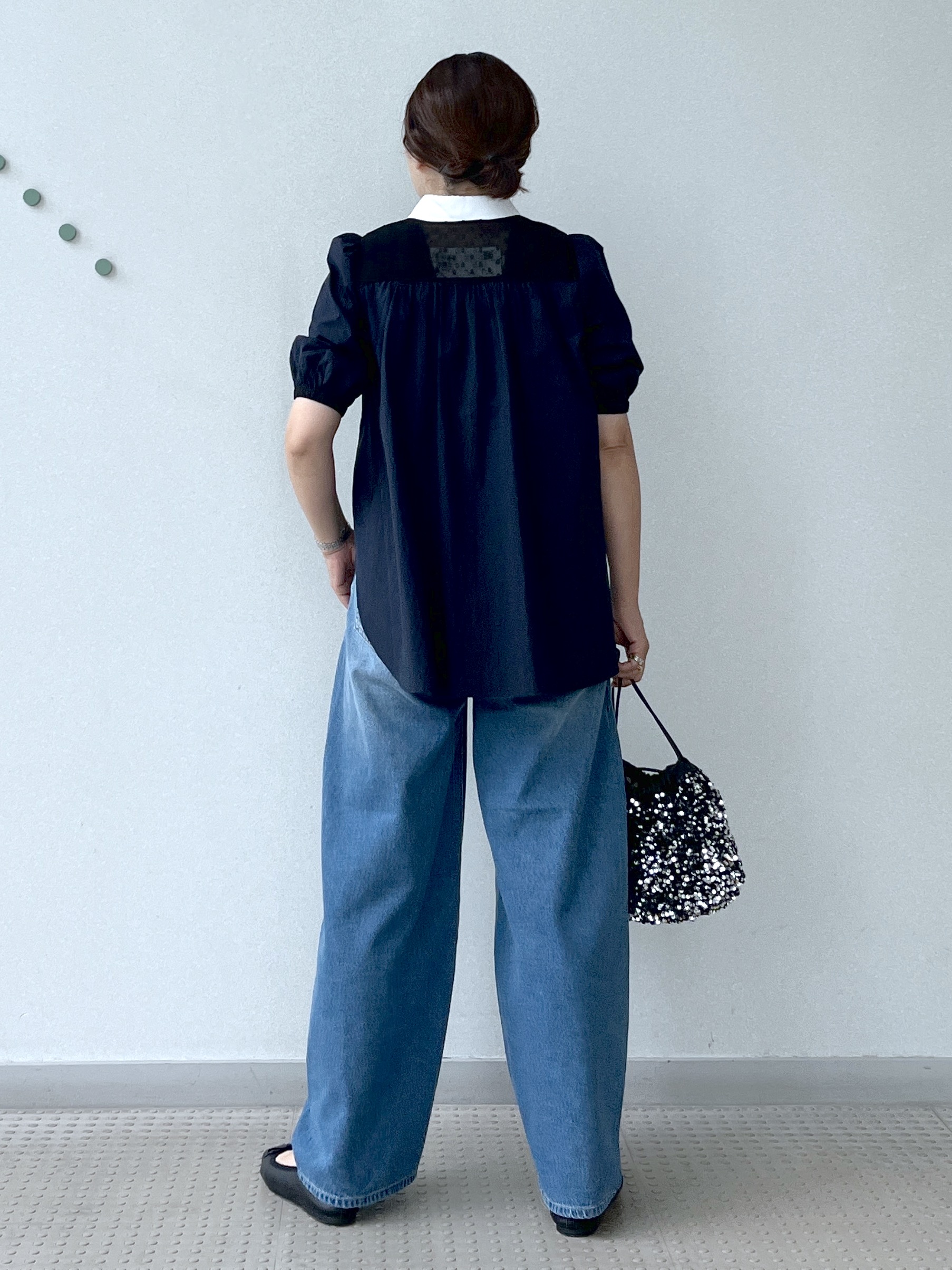 Soeさんの「DRESSTERIOR｜【着映え】パフスリーブ ブザムブラウス」を使ったコーディネート