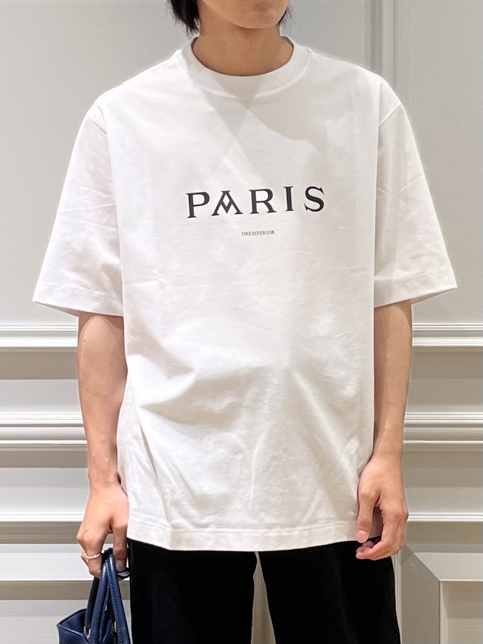 Watanabeさんの「DRESSTERIOR｜【接触冷感／UVカット／抗菌防臭／しわ防止】クールデオドラント ロゴTシャツ」を使ったコーディネート