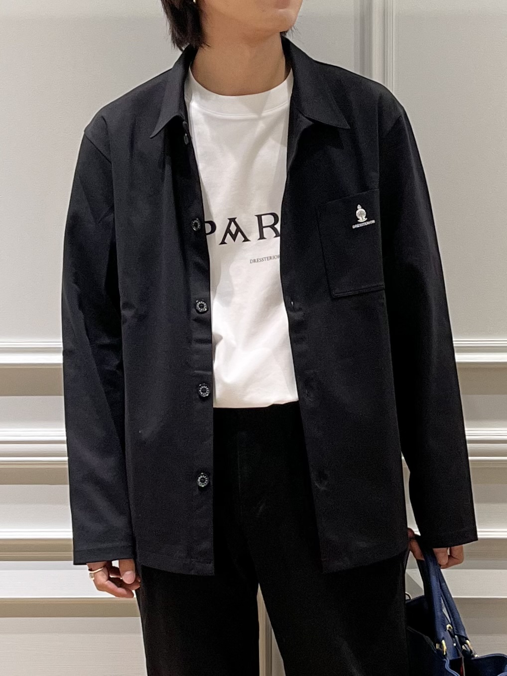 Watanabeさんの「DRESSTERIOR｜【接触冷感/UVカット/抗菌防臭/しわ防止】クールデオドラント ジャージシャツ」を使ったコーディネート