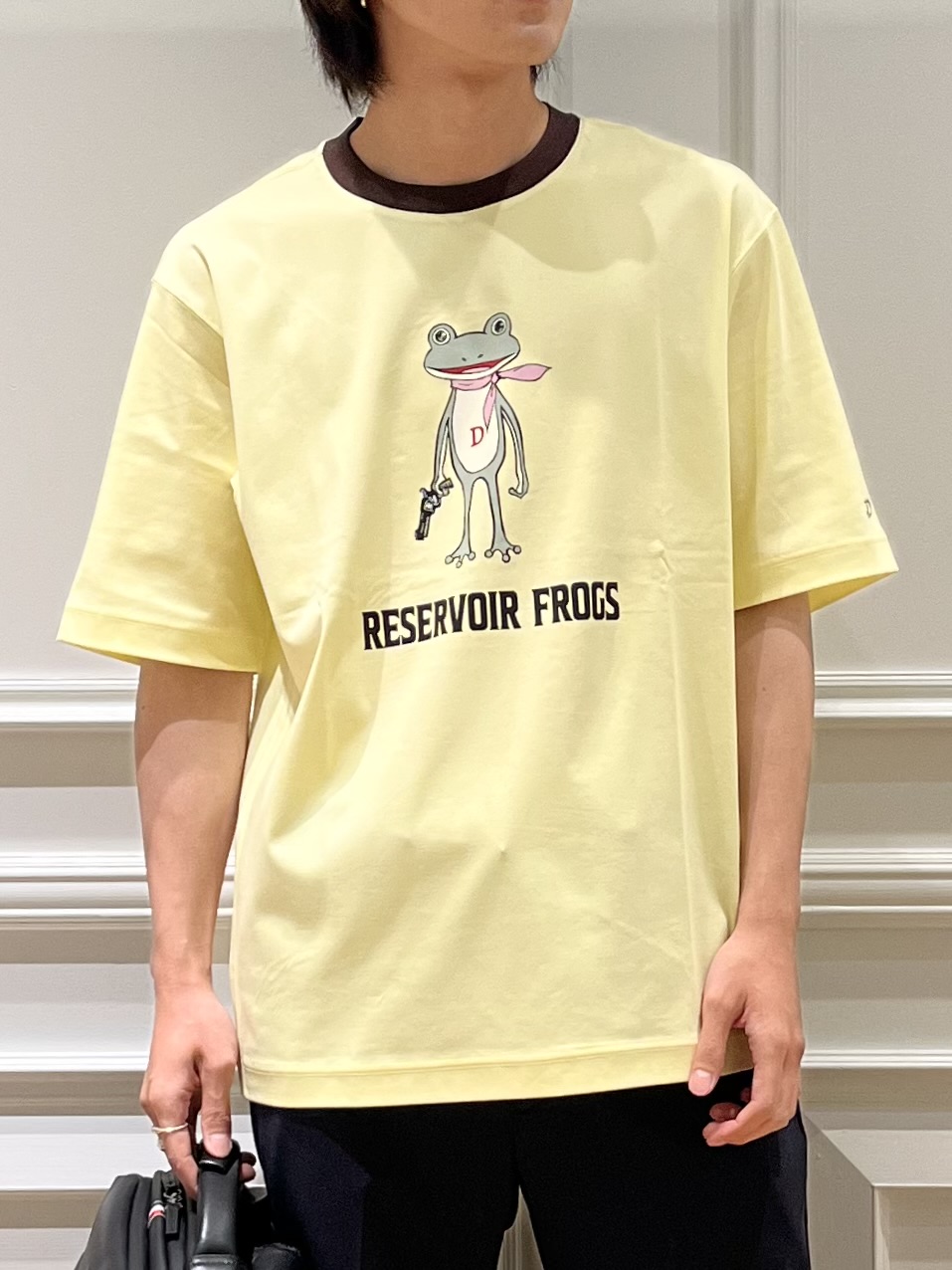 Watanabeさんの「DRESSTERIOR｜【接触冷感／抗菌防臭／消臭】ICE CLEAR COTTON フロッグオーバーフィットTシャツ」を使ったコーディネート