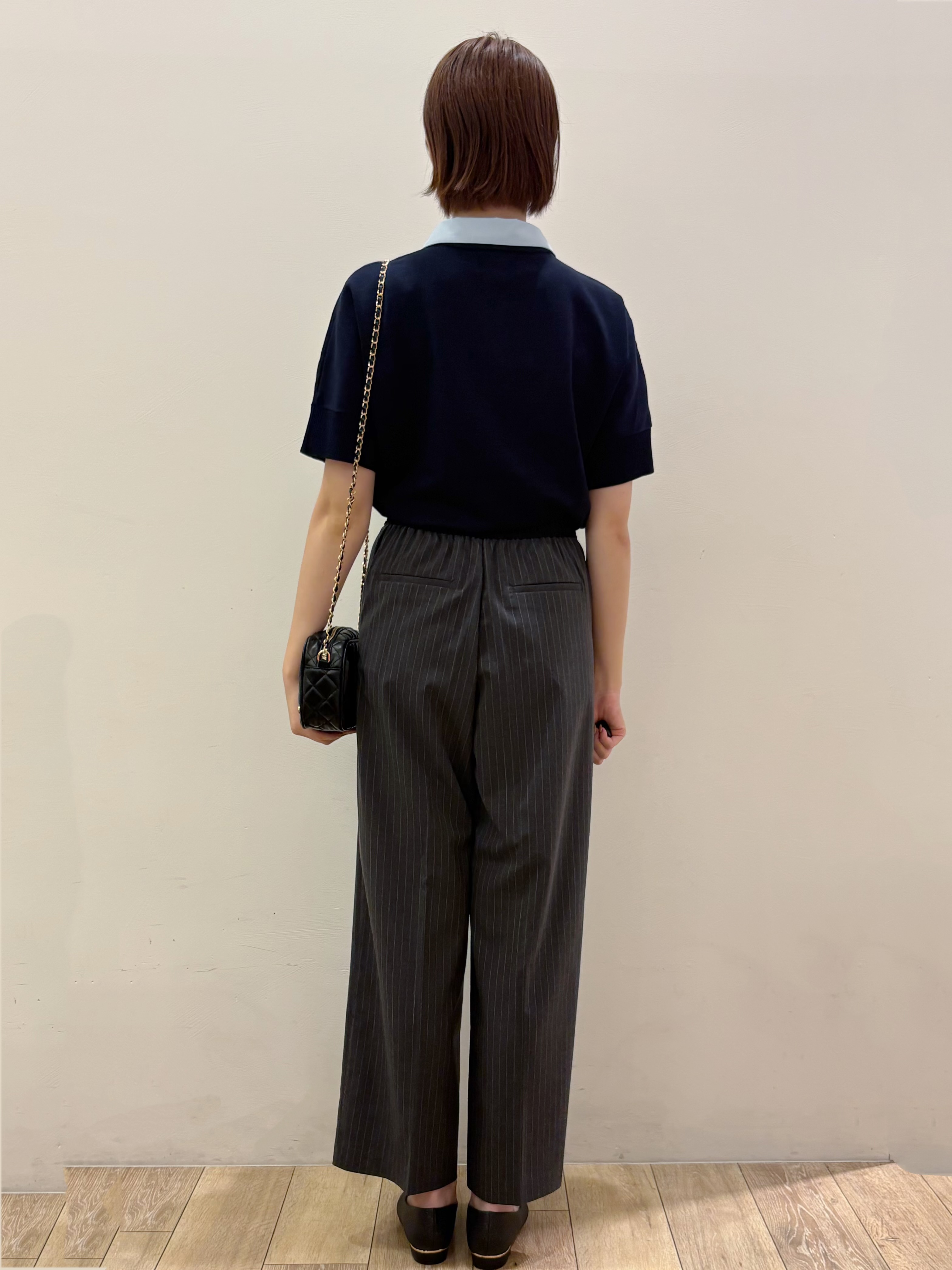 RINさんの「OPAQUE.CLIP｜2WAY衿ドッキングニット《洗濯機OK》」を使ったコーディネート