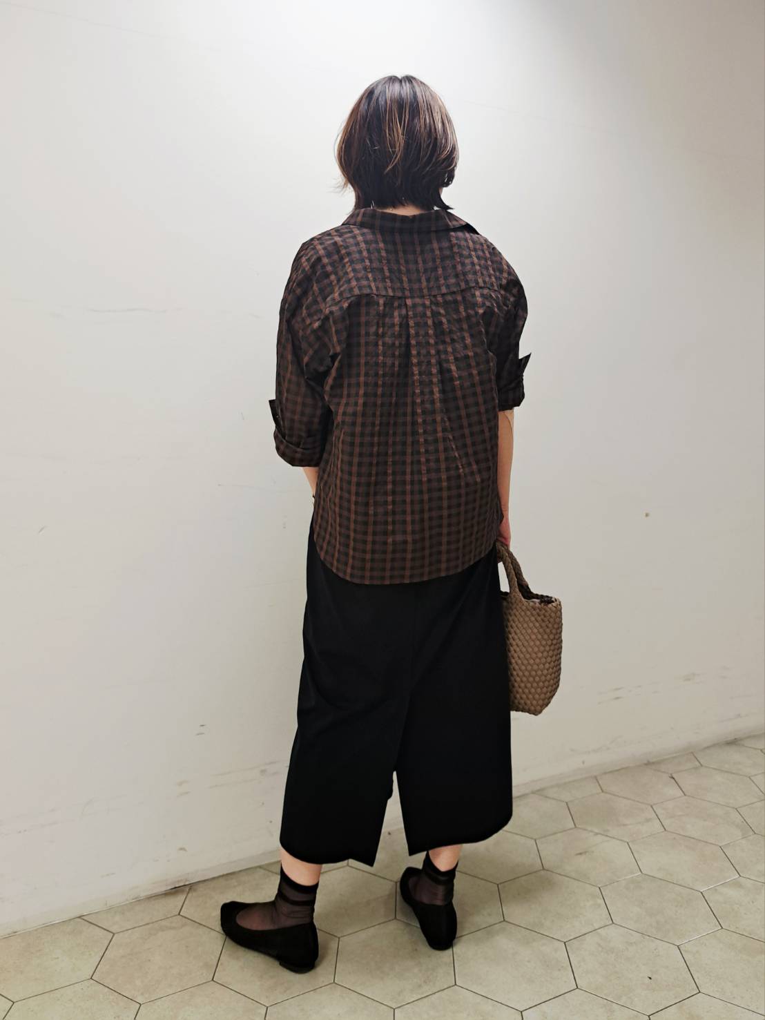 姉さんさんの「UNTITLED｜【接触冷感/UVカット/遮熱/抗菌防臭】ライトプレーティングワンピース」を使ったコーディネート
