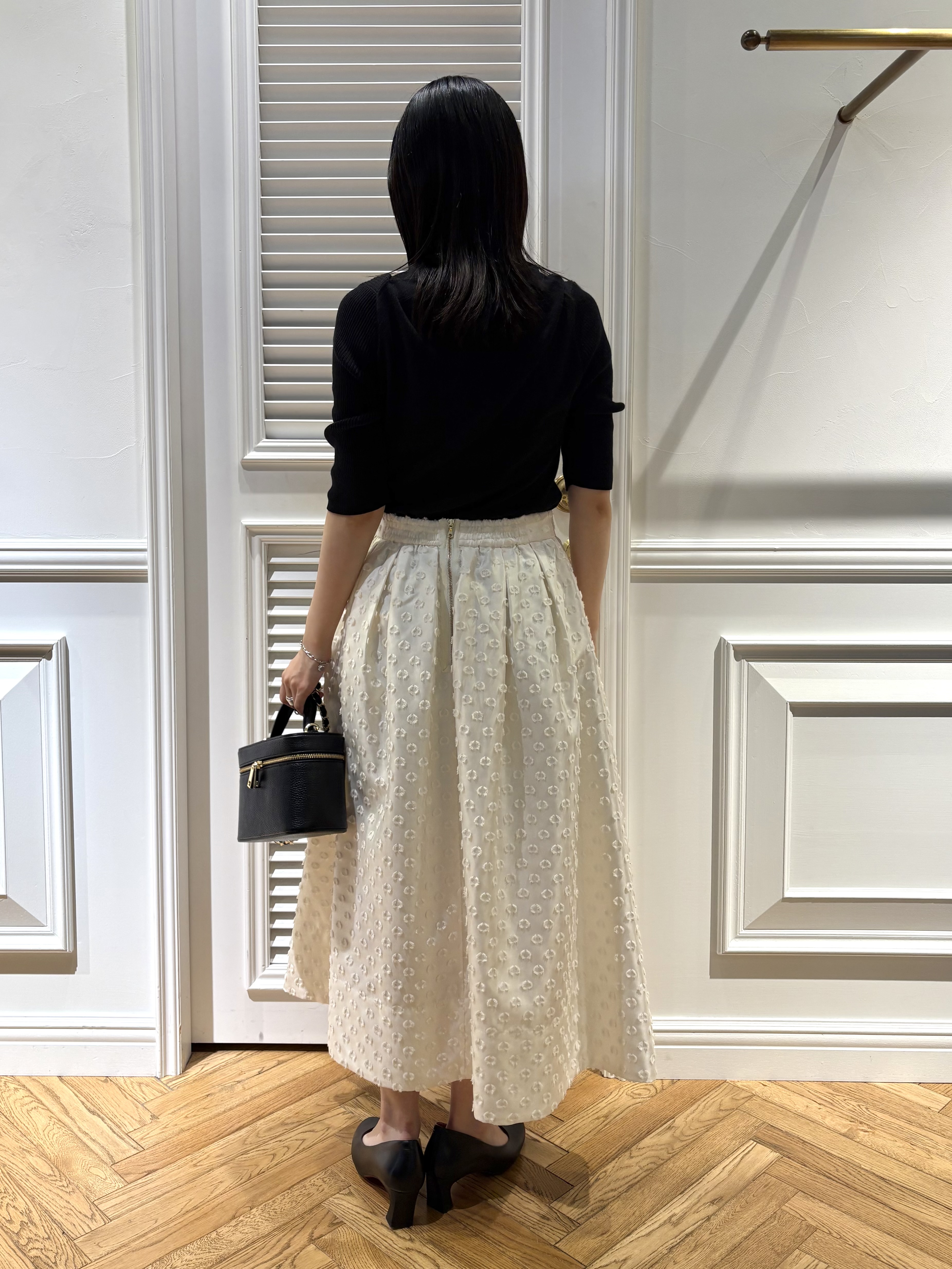 cocoさんの「DRESSTERIOR｜【接触冷感】クールタッチカットハーフスリーブプルオーバー」を使ったコーディネート