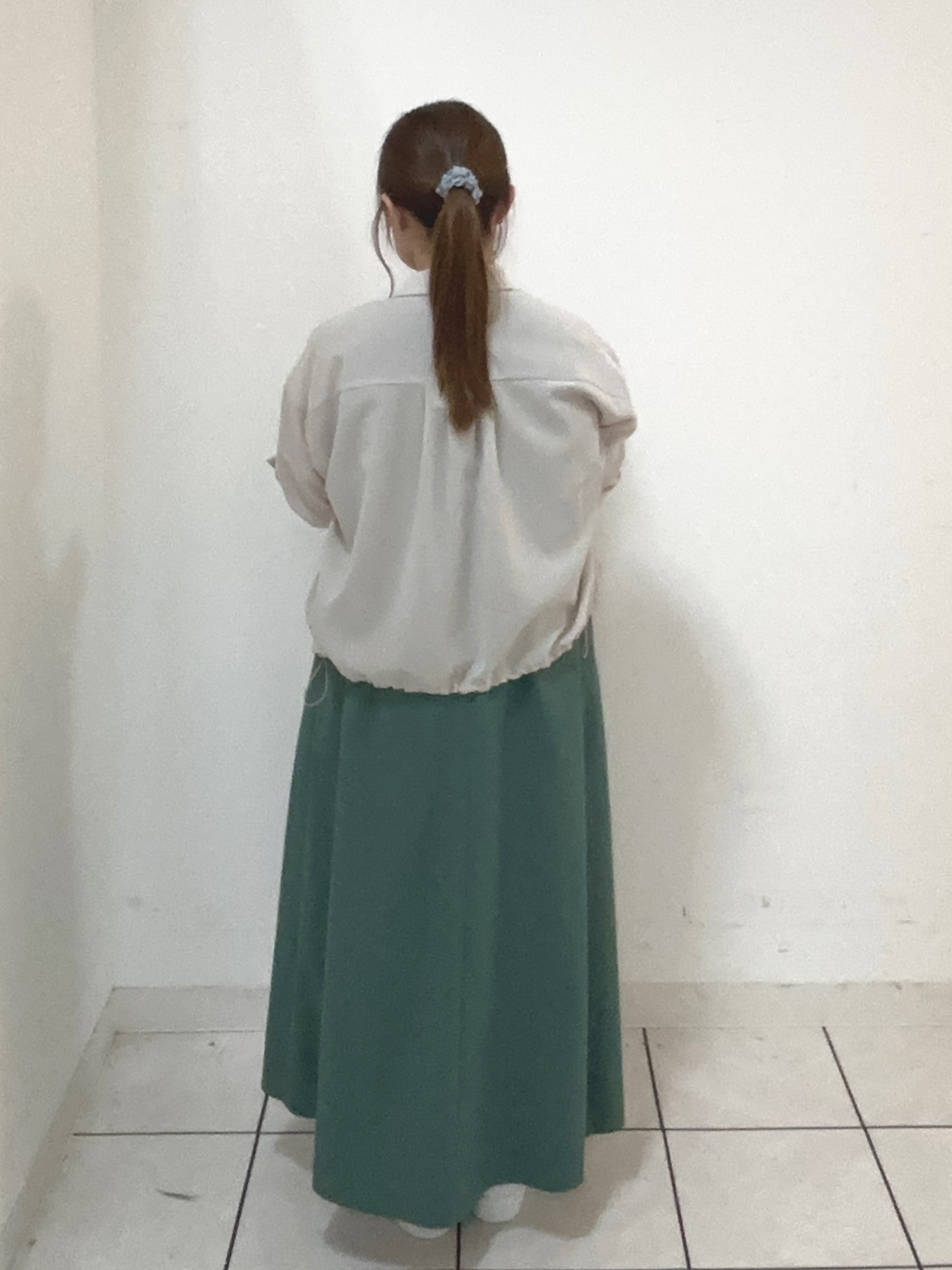 タマさんの「UNTITLED｜【接触冷感/UVカット/吸水速乾】Aラインロングワンピース」を使ったコーディネート