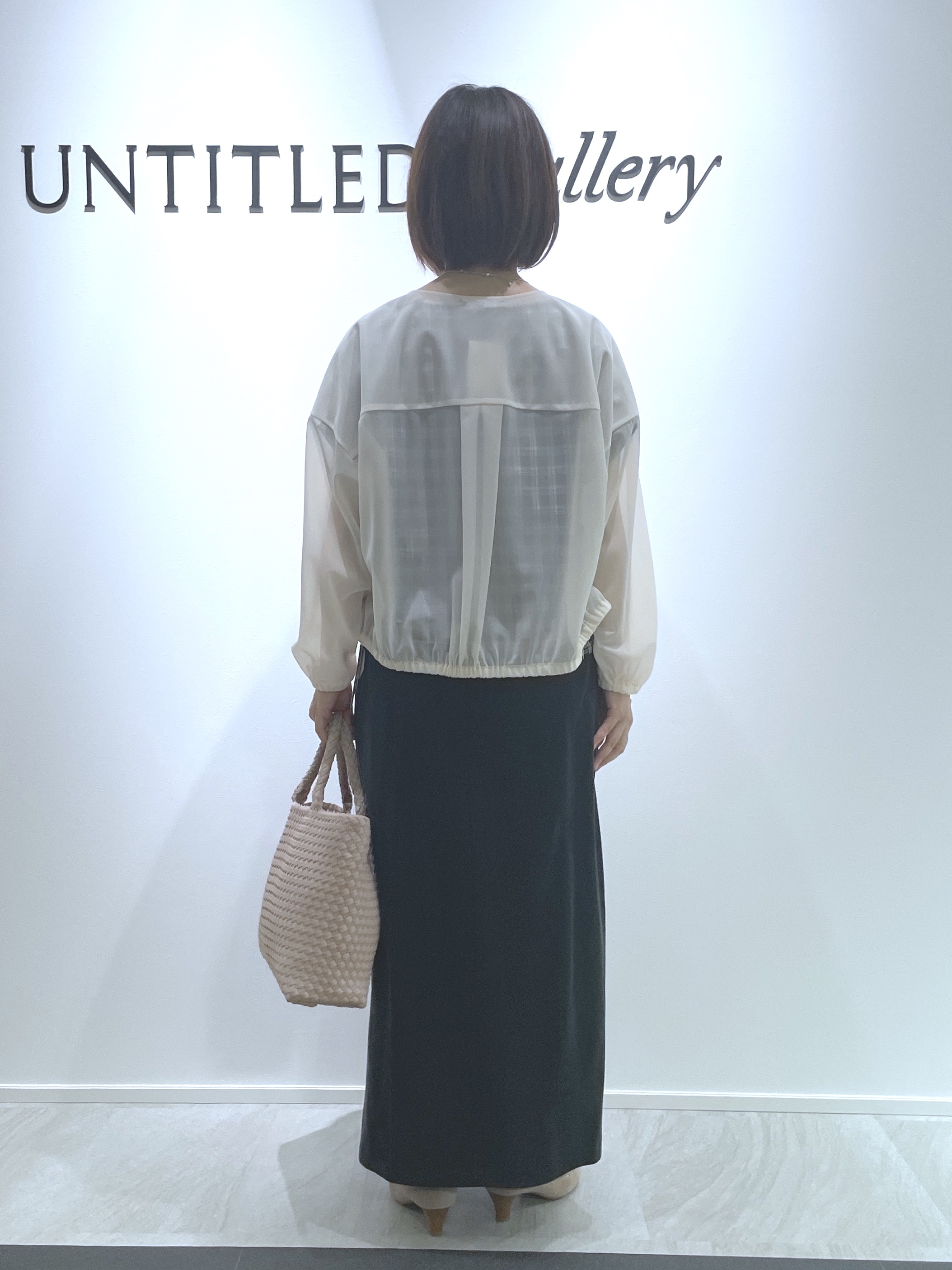 hanaさんの「UNTITLED｜シアーチェックブラウス」を使ったコーディネート