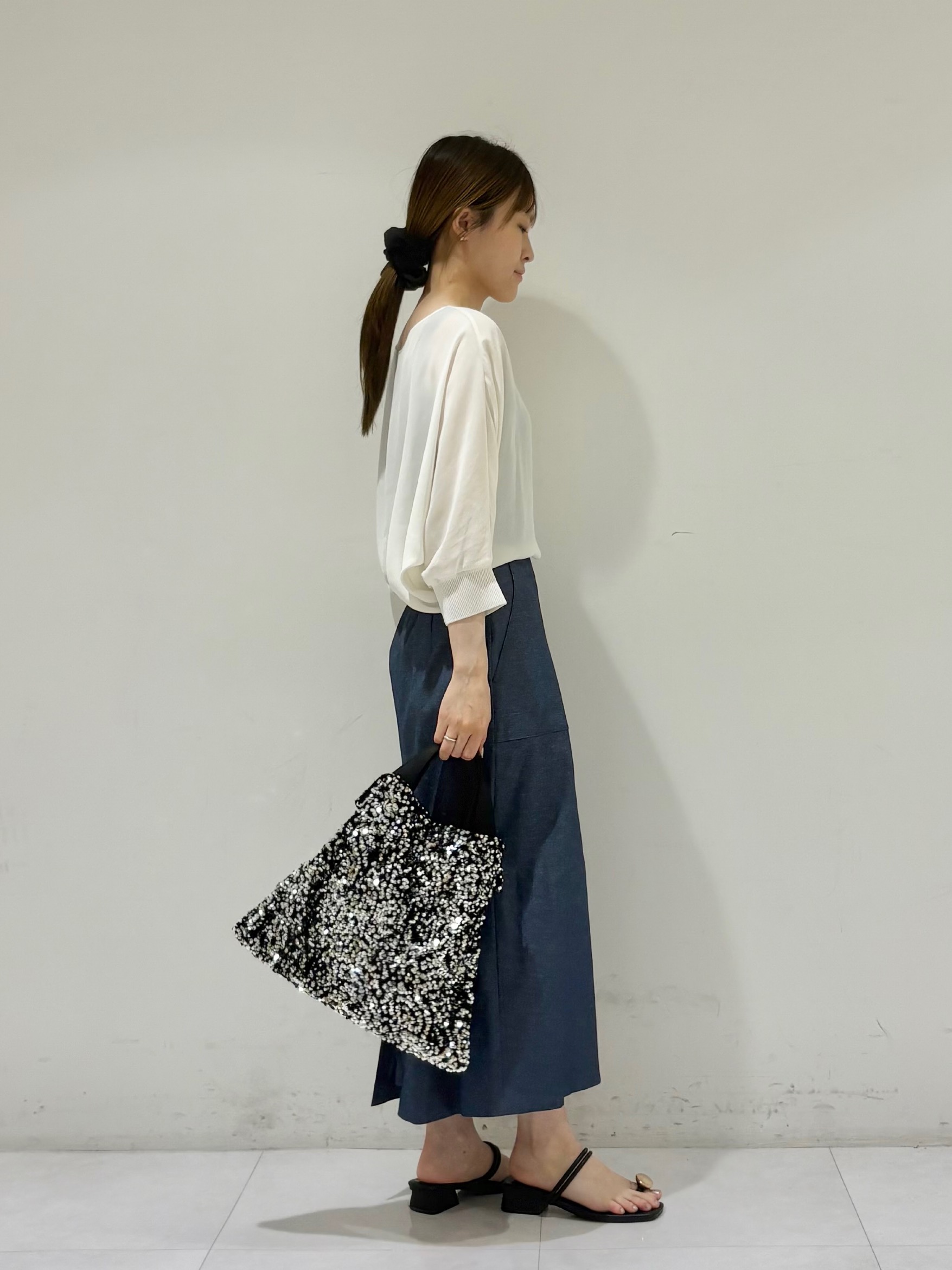 kyokaさんの「UNTITLED｜ドルマンスリーブラウンドプルオーバー」を使ったコーディネート