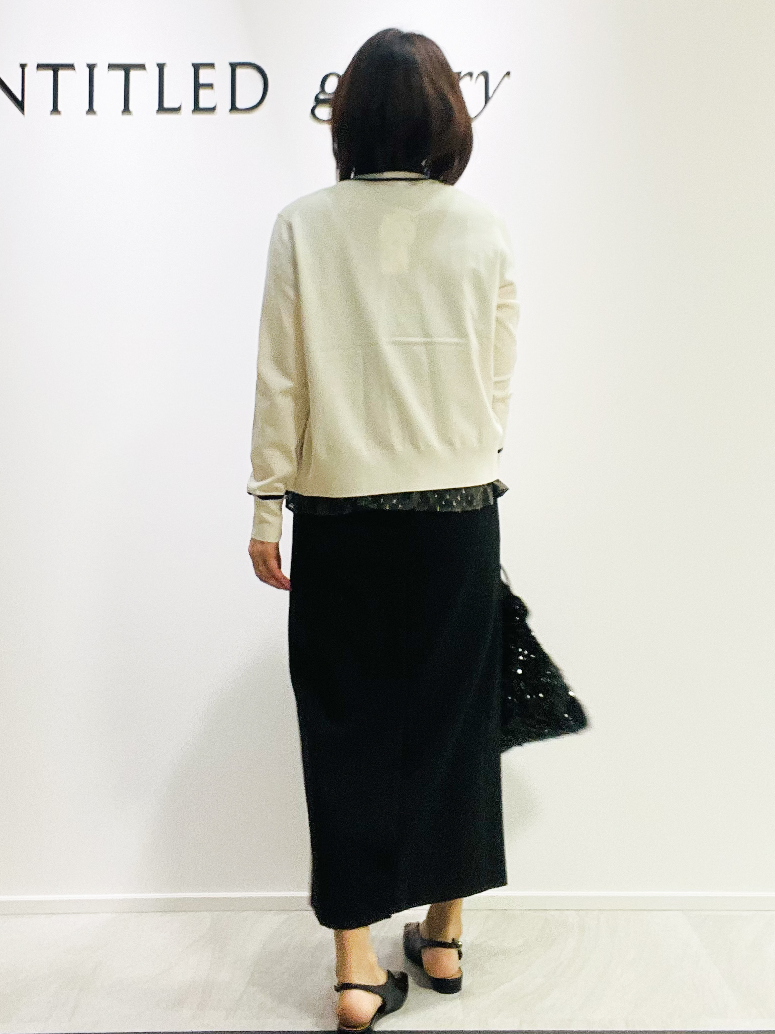 めいさんの「UNTITLED｜【アンサンブル可能】コンパクトニットカーディガン」を使ったコーディネート
