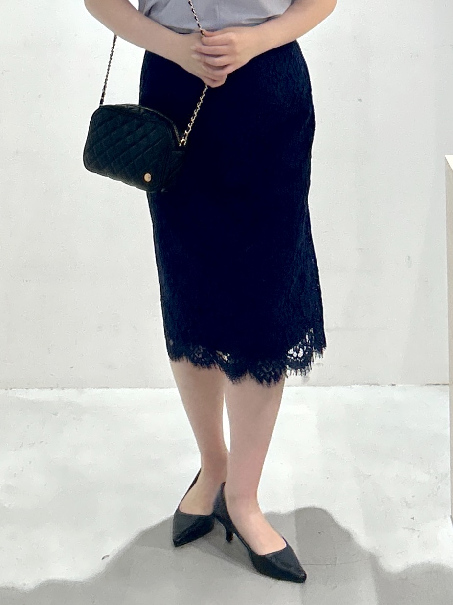 sayaさんの「OPAQUE.CLIP｜【接触冷感】ひんやりキーネックフレンチトップス《洗濯機OK》」を使ったコーディネート