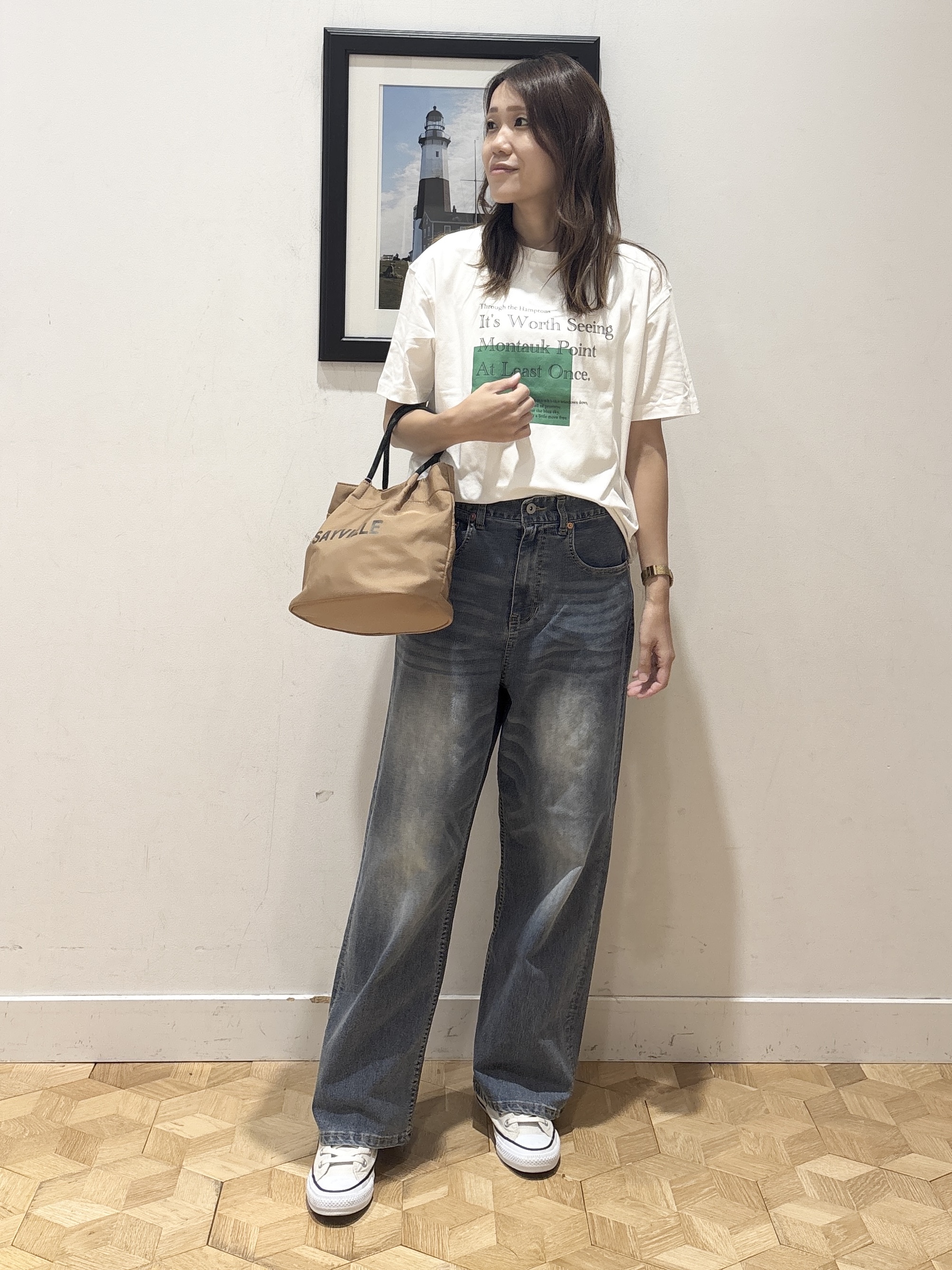 YUMIさんの「Dessin｜グラフィックデザイン Tシャツ」を使ったコーディネート
