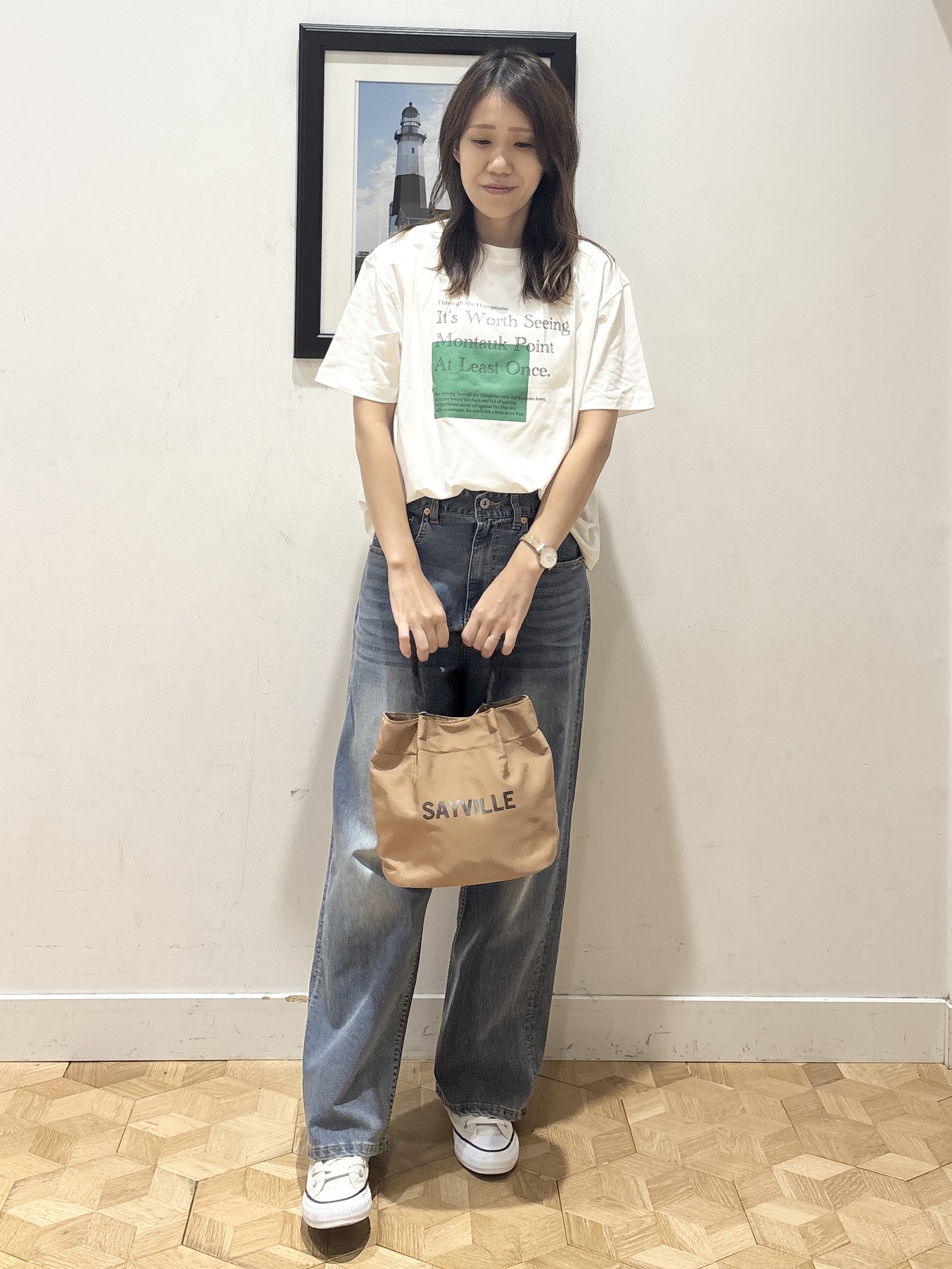 YUMIさんの「Dessin｜グラフィックデザイン Tシャツ」を使ったコーディネート