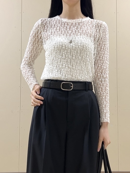 sechiさんの「UNTITLED｜レースプルオーバー」を使ったコーディネート