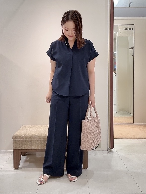 YUIさんの「UNTITLED｜【セットアップ可/通気性/UVカット】エアリークールブラウス」を使ったコーディネート