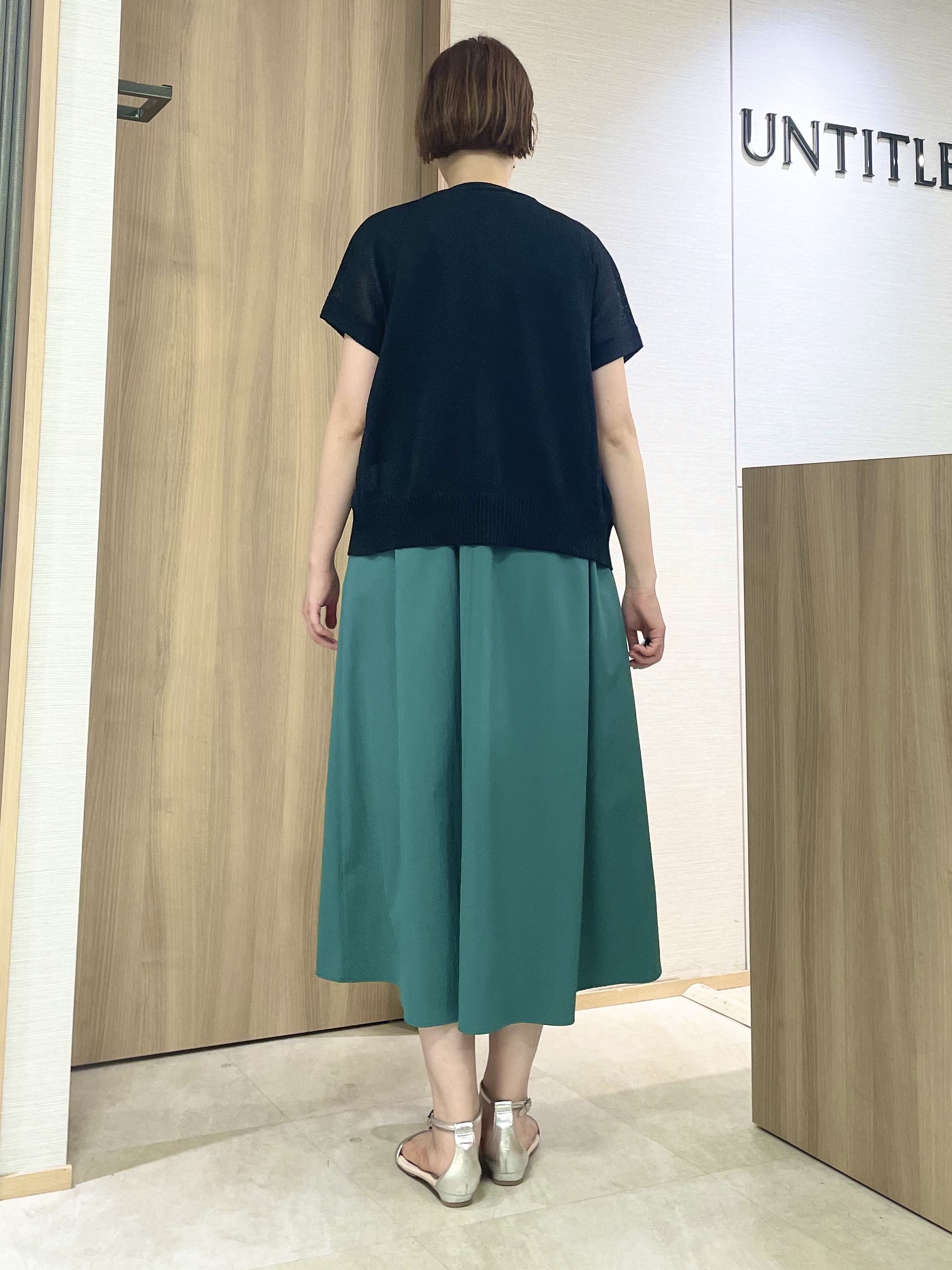 aliceさんの「UNTITLED｜【接触冷感/UVカット/吸水速乾】Aラインロングワンピース」を使ったコーディネート