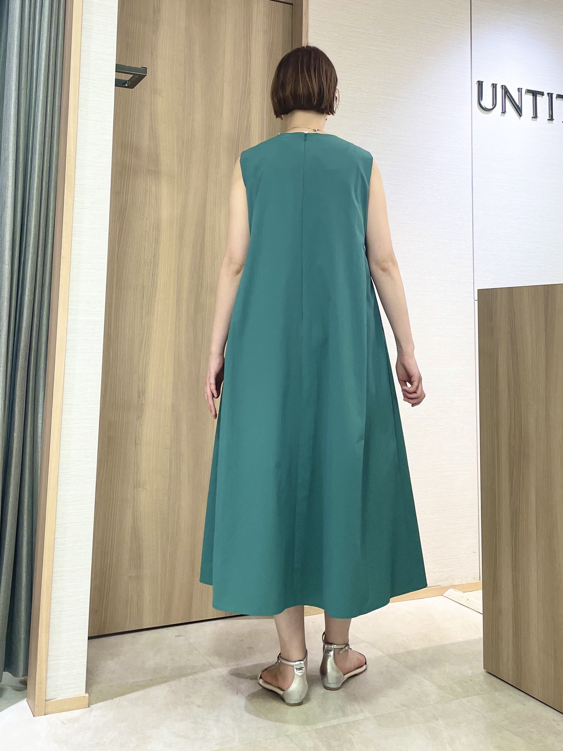 aliceさんの「UNTITLED｜【接触冷感/UVカット/吸水速乾】Aラインロングワンピース」を使ったコーディネート