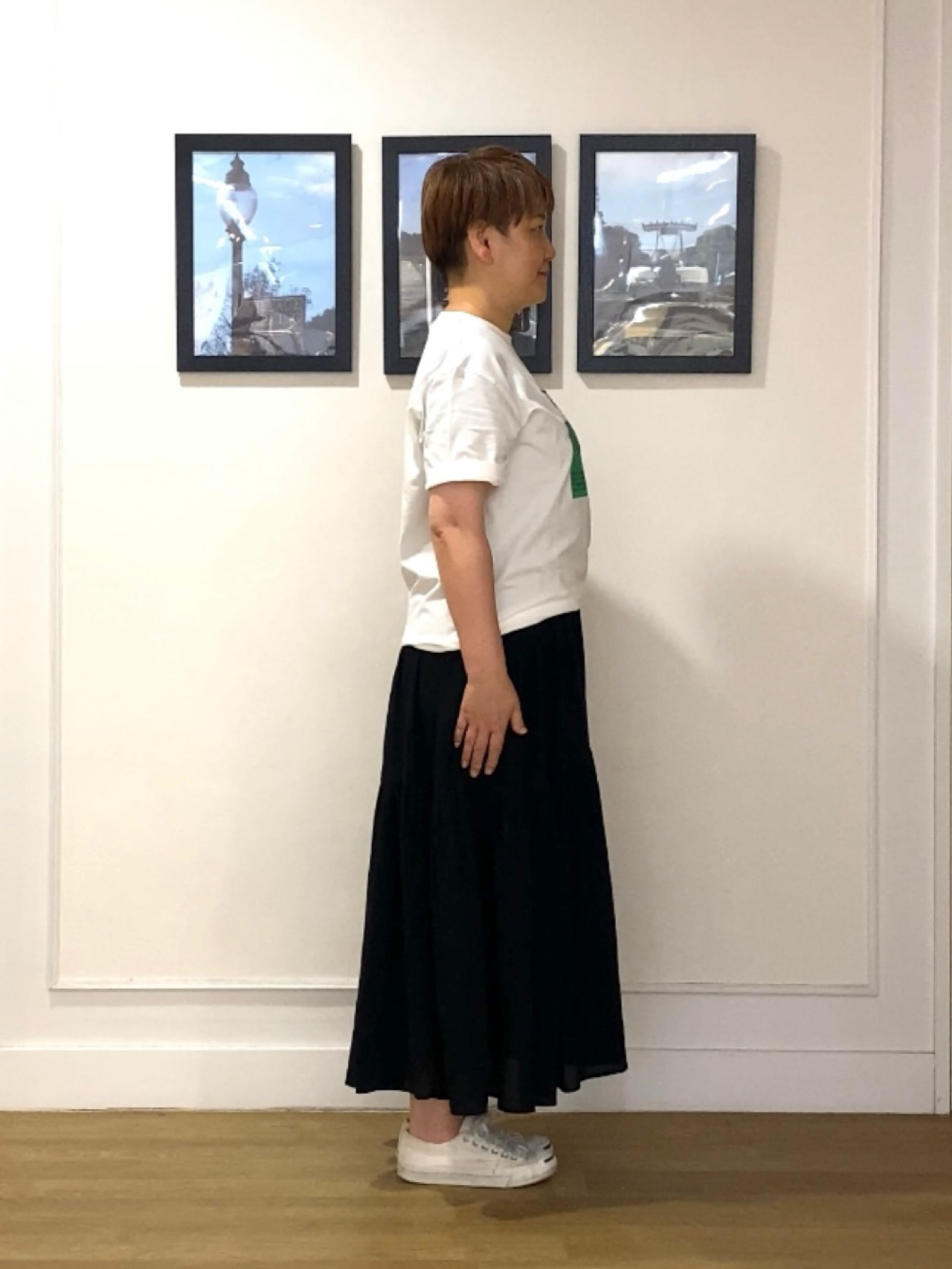 Hiroさんの「Dessin｜コットンボイル フレアワンピース」を使ったコーディネート