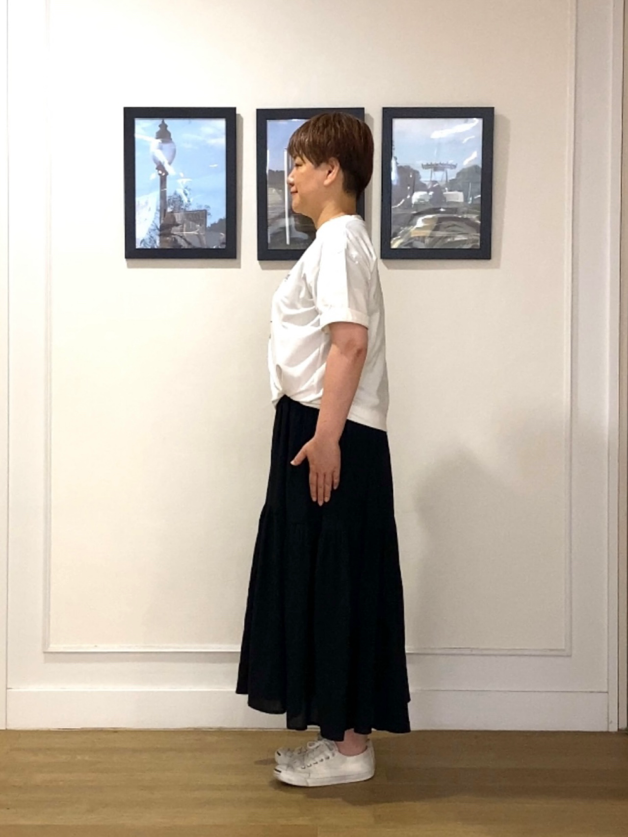 Hiroさんの「Dessin｜コットンボイル フレアワンピース」を使ったコーディネート
