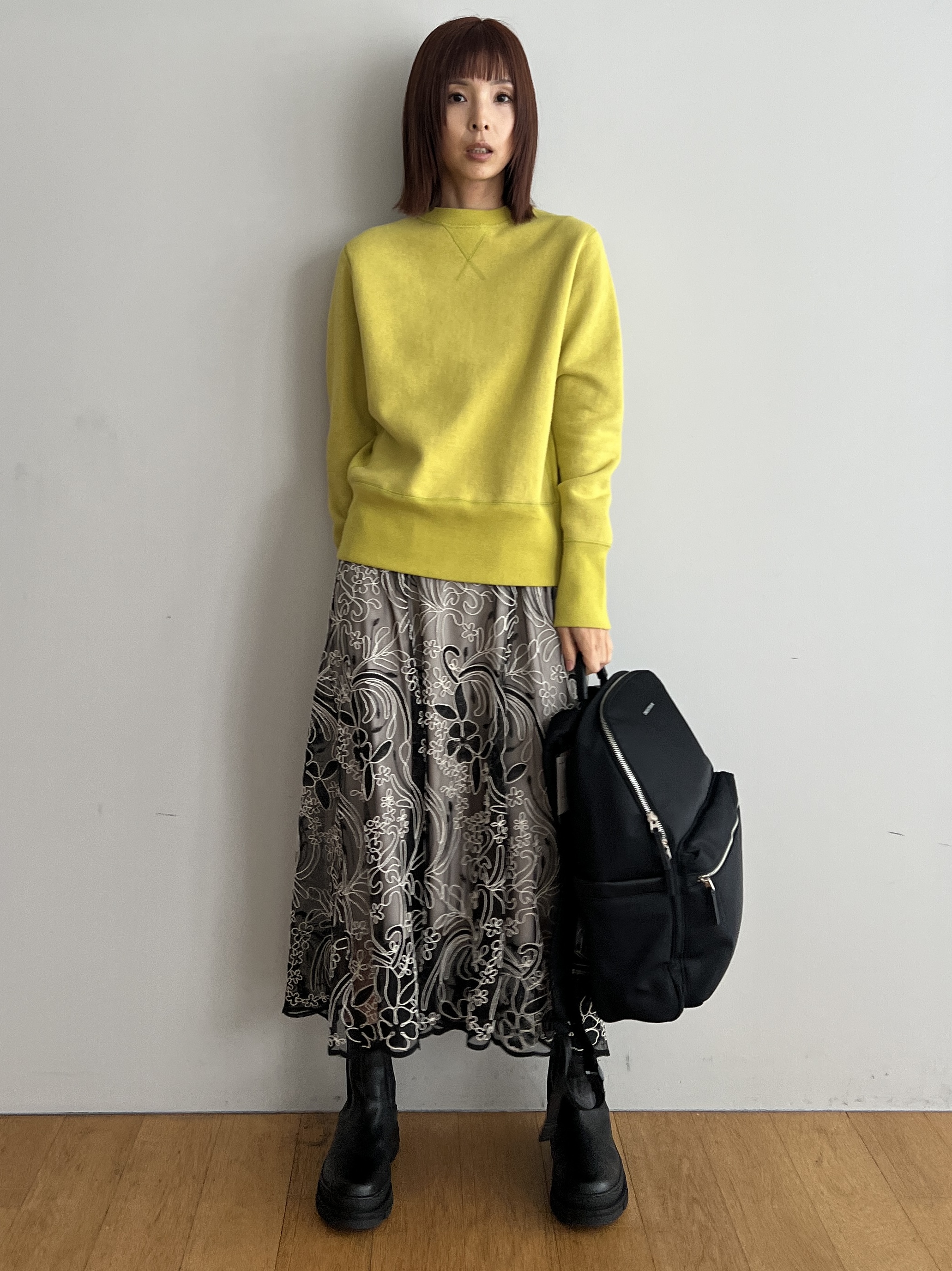 misaさんの「DRESSTERIOR｜◆mica della valle（ミカデラヴァッレ）Katia ハンドバッグ」を使ったコーディネート