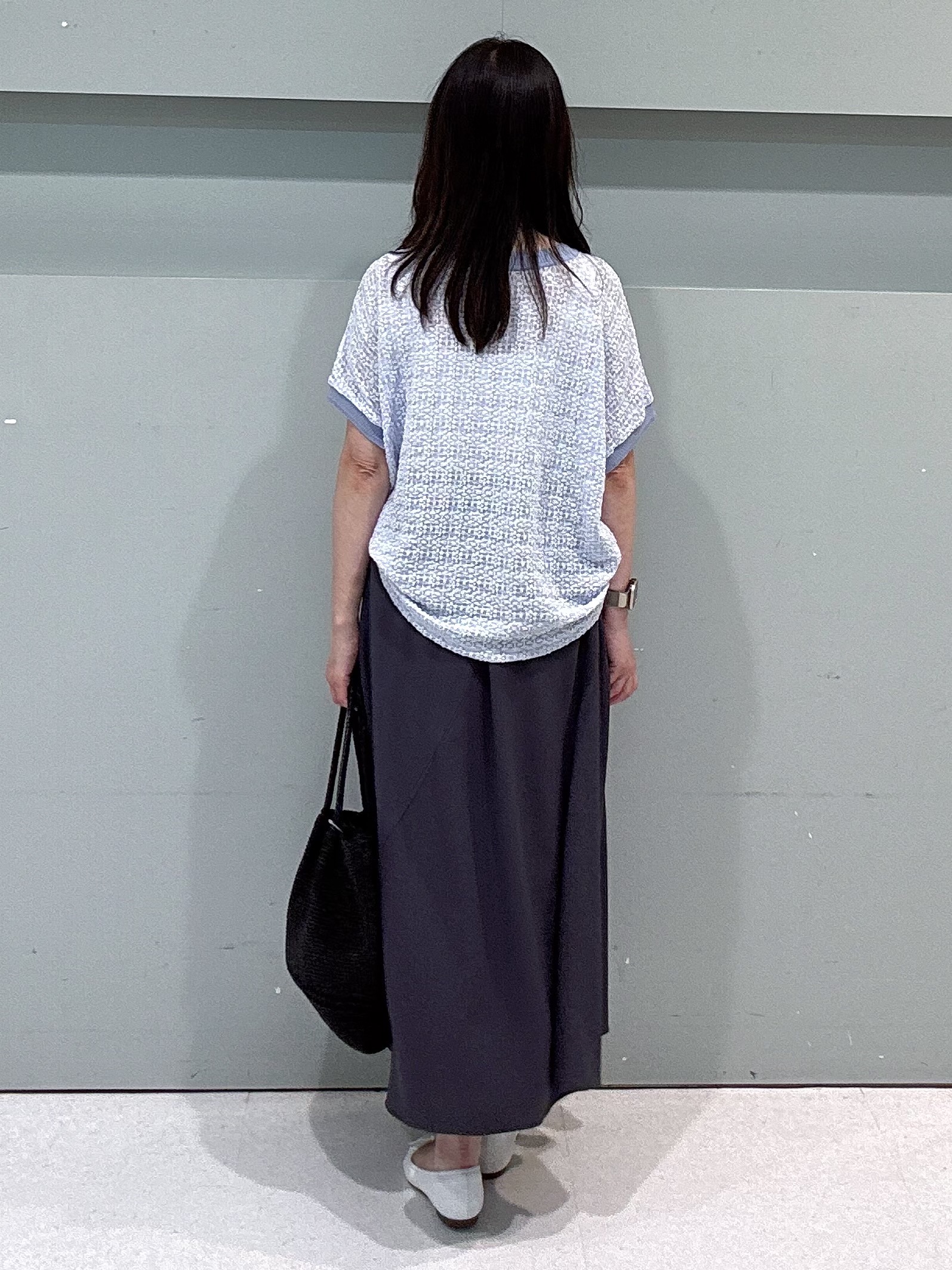 makiさんの「UNTITLED｜【洗える／シアー】ミニヨンレースプルオーバー」を使ったコーディネート
