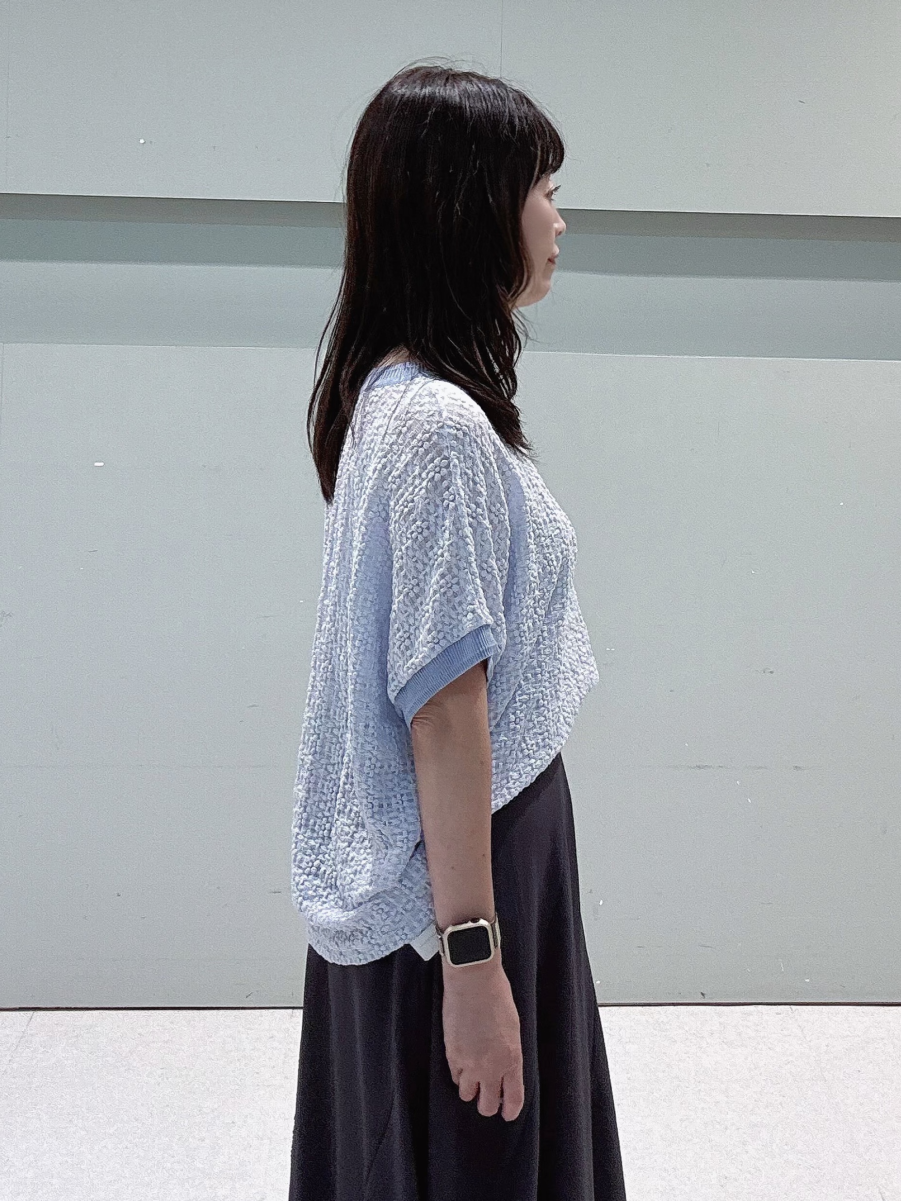 makiさんの「UNTITLED｜【洗える／シアー】ミニヨンレースプルオーバー」を使ったコーディネート