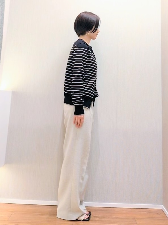 ミズタさんの「UNTITLED｜【9色展開/アンサンブル可】コットンクルーネックカーディガン」を使ったコーディネート