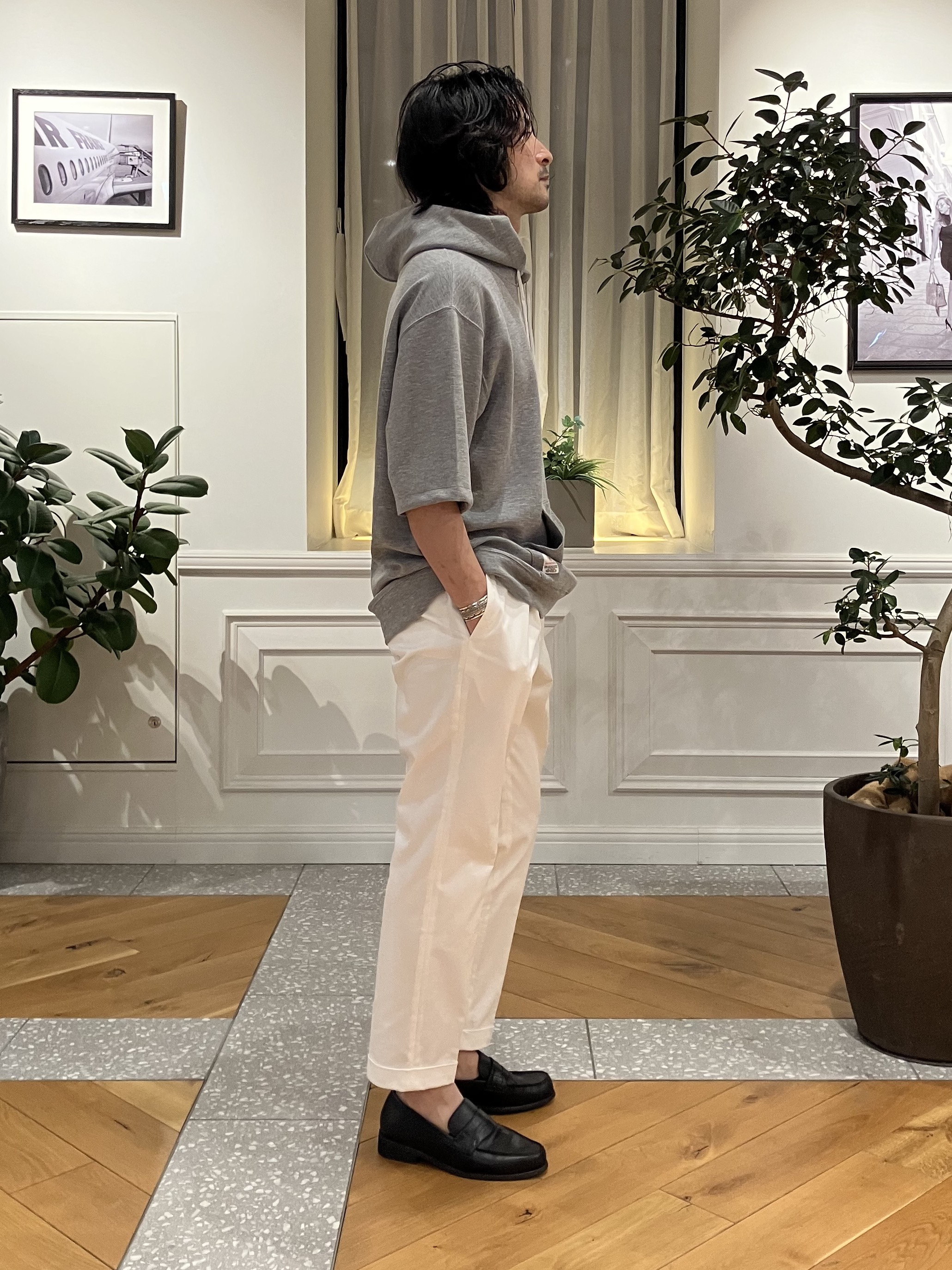 junyaさんの「DRESSTERIOR｜【セットアップ可】ダンボールフーディー」を使ったコーディネート