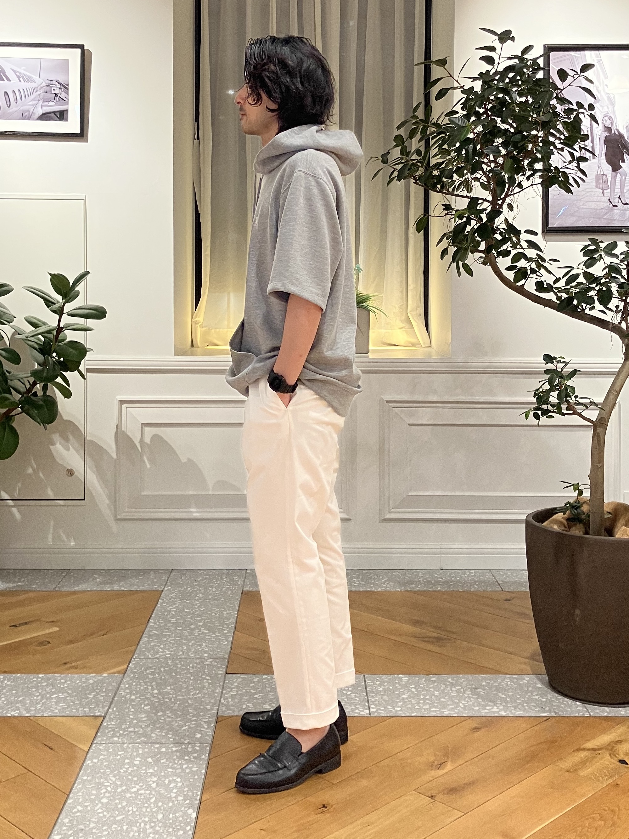junyaさんの「DRESSTERIOR｜【セットアップ可】ダンボールフーディー」を使ったコーディネート