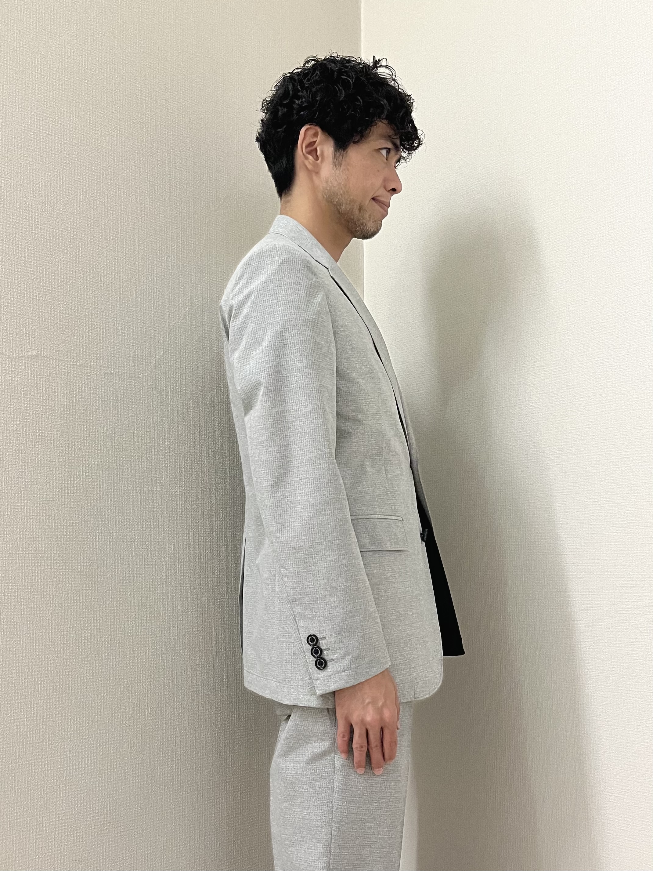 URAさんの「TAKEO KIKUCHI｜【抗菌防臭】COOL DOTS（R）ドビープリント ジャケット」を使ったコーディネート