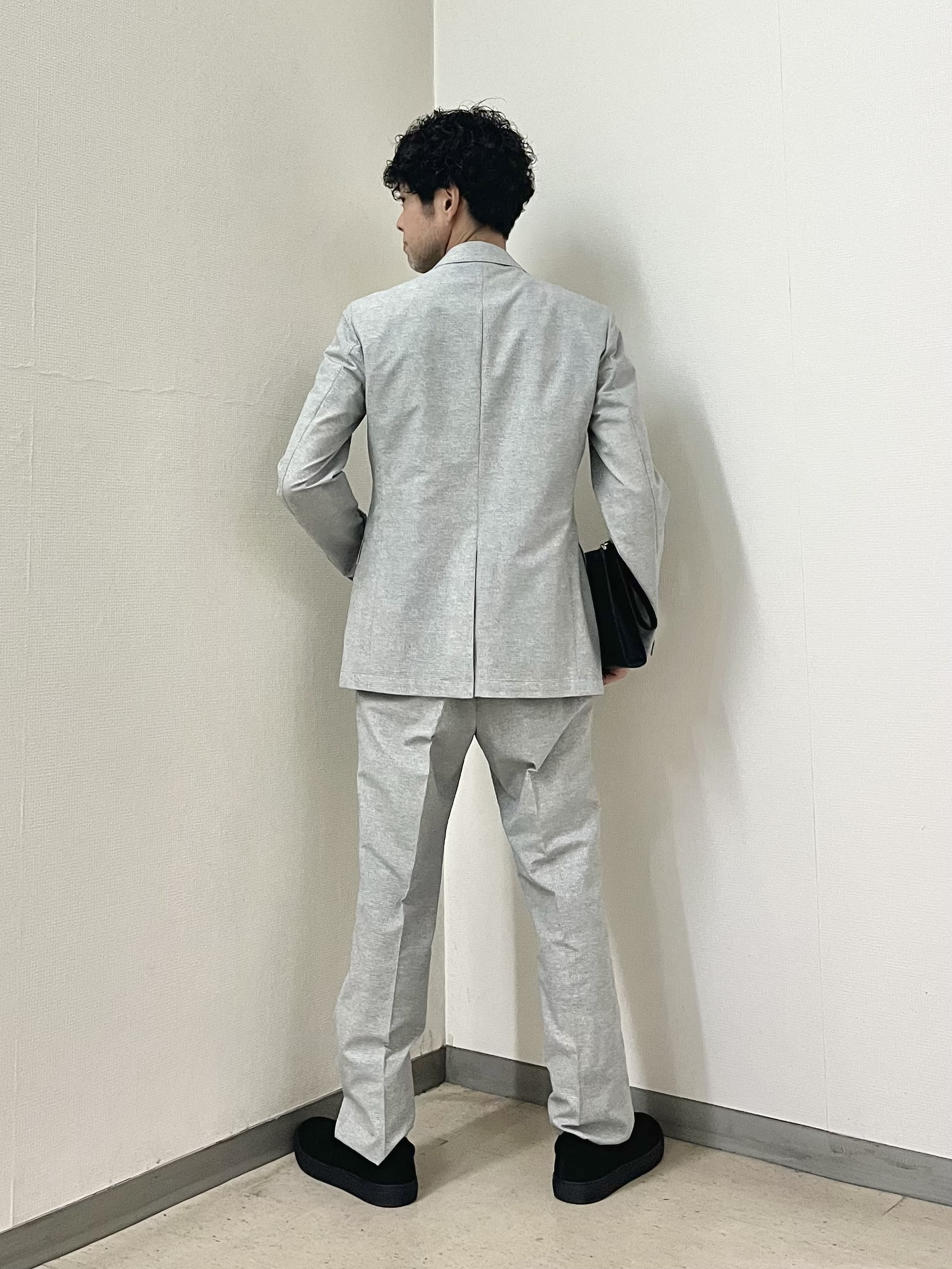URAさんの「TAKEO KIKUCHI｜【抗菌防臭】COOL DOTS（R）ドビープリント ジャケット」を使ったコーディネート