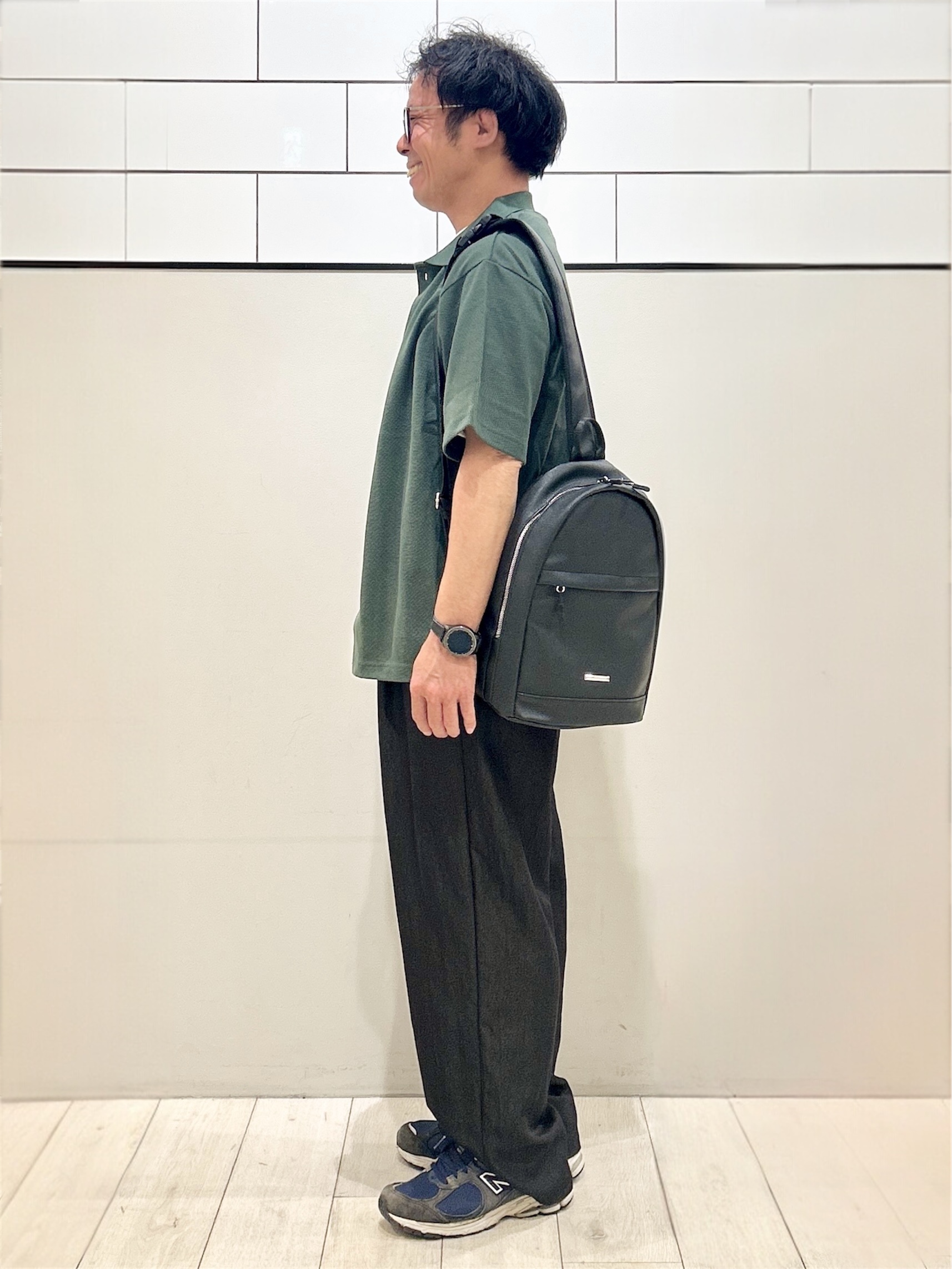 KENJI Iさんの「THE SHOP TK｜【半袖シャツ＋インナー セットアイテム】カノコ半袖シャツ＆半袖Tシャツ」を使ったコーディネート