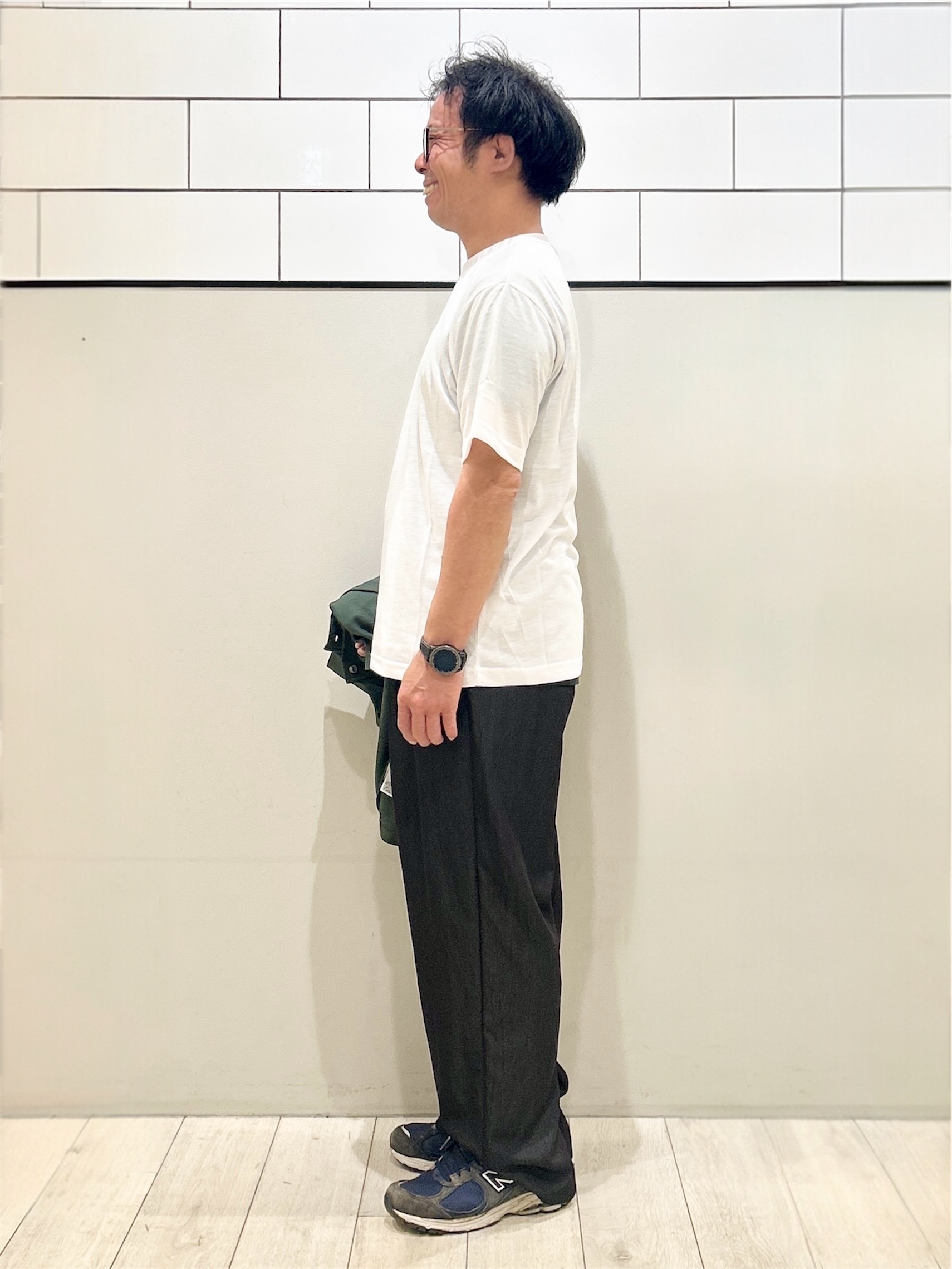 KENJI Iさんの「THE SHOP TK｜【半袖シャツ＋インナー セットアイテム】カノコ半袖シャツ＆半袖Tシャツ」を使ったコーディネート