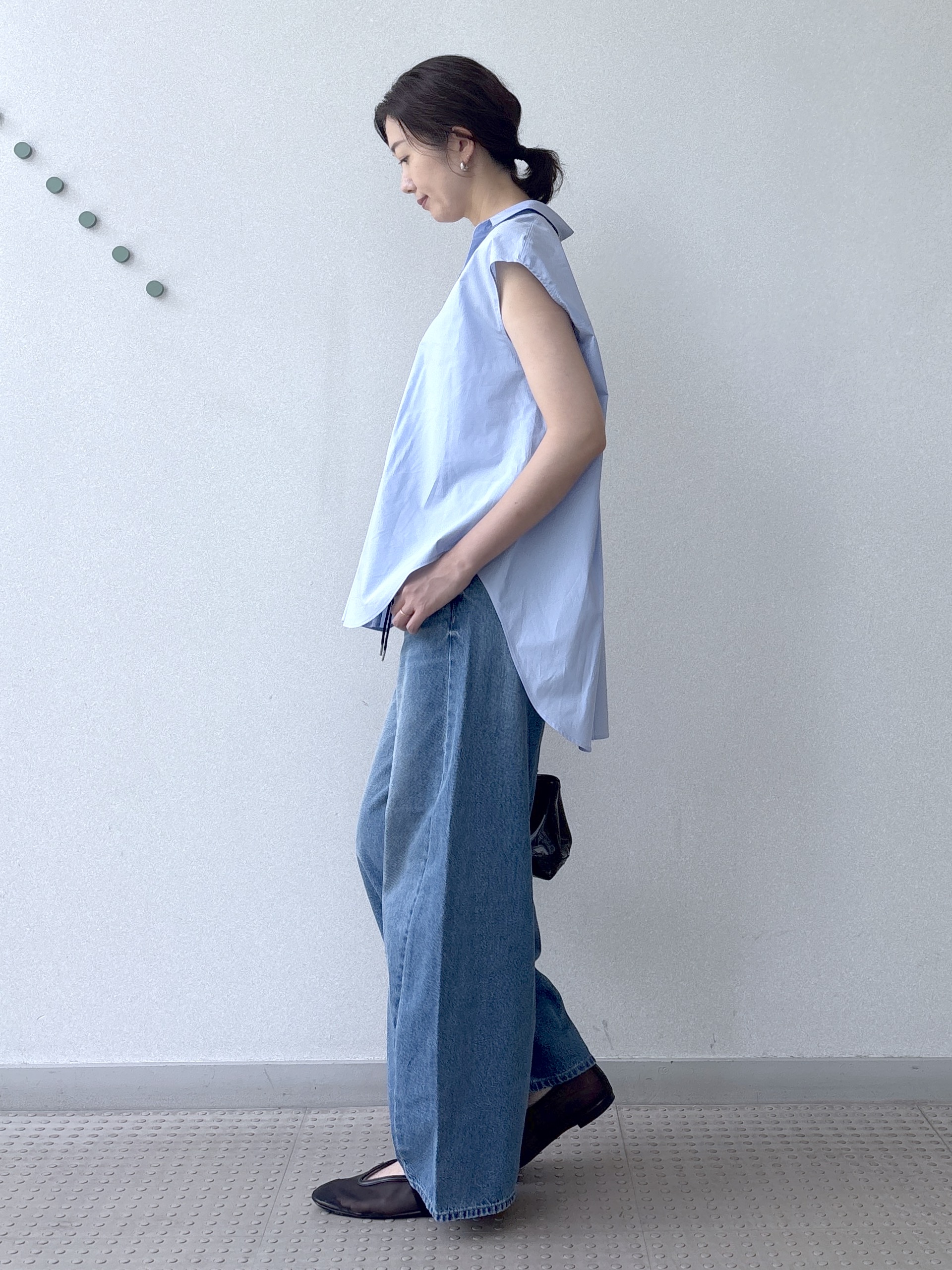 saitoさんの「DRESSTERIOR｜フレンチスリーブ スキッパーブラウス」を使ったコーディネート