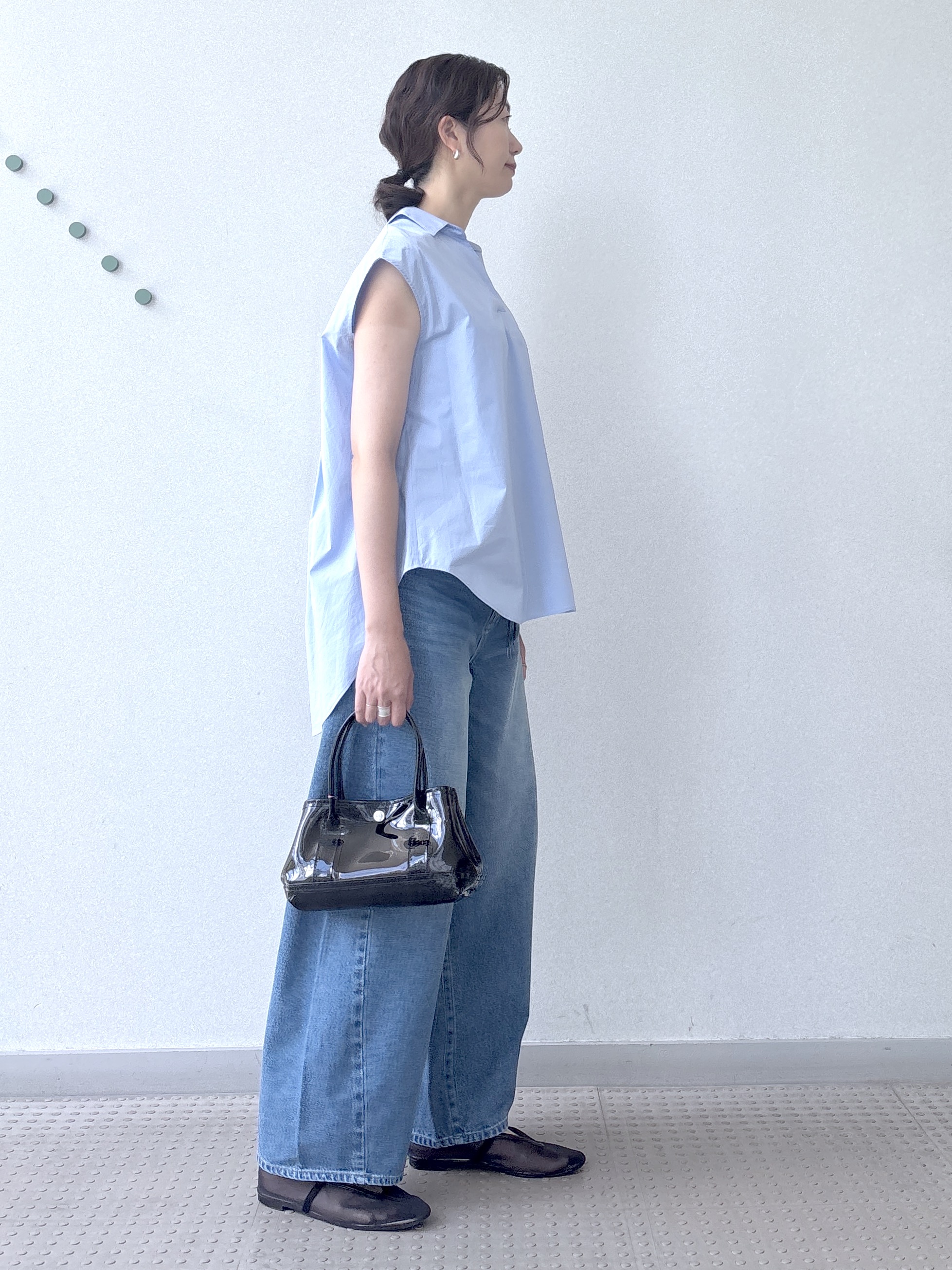 saitoさんの「DRESSTERIOR｜フレンチスリーブ スキッパーブラウス」を使ったコーディネート