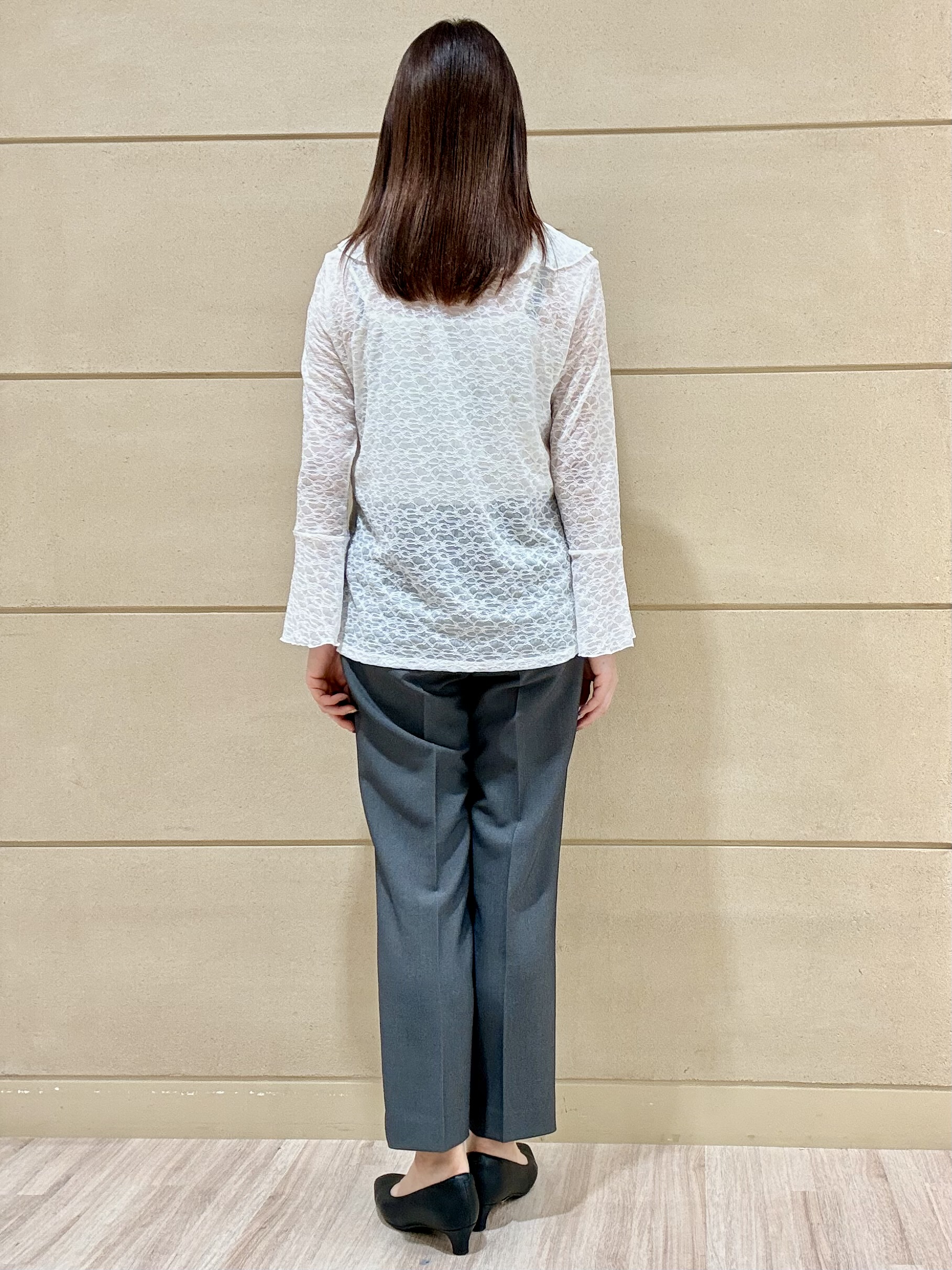 Marさんの「Reflect｜【洗える】フリルレースブラウス」を使ったコーディネート