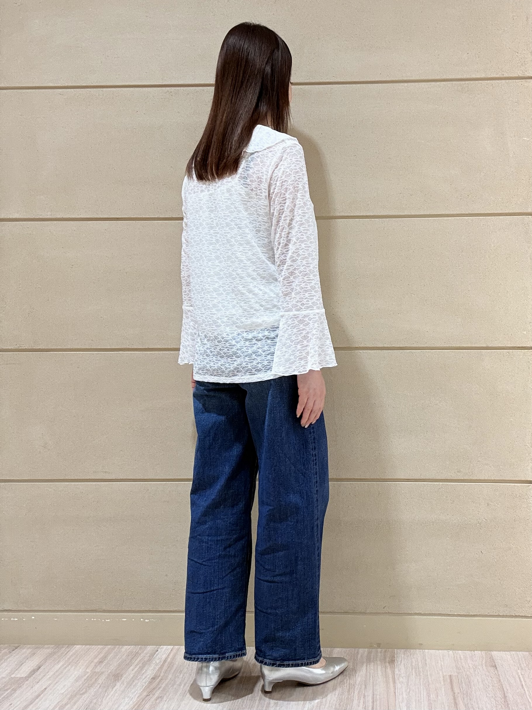 Marさんの「Reflect｜【洗える】フリルレースブラウス」を使ったコーディネート