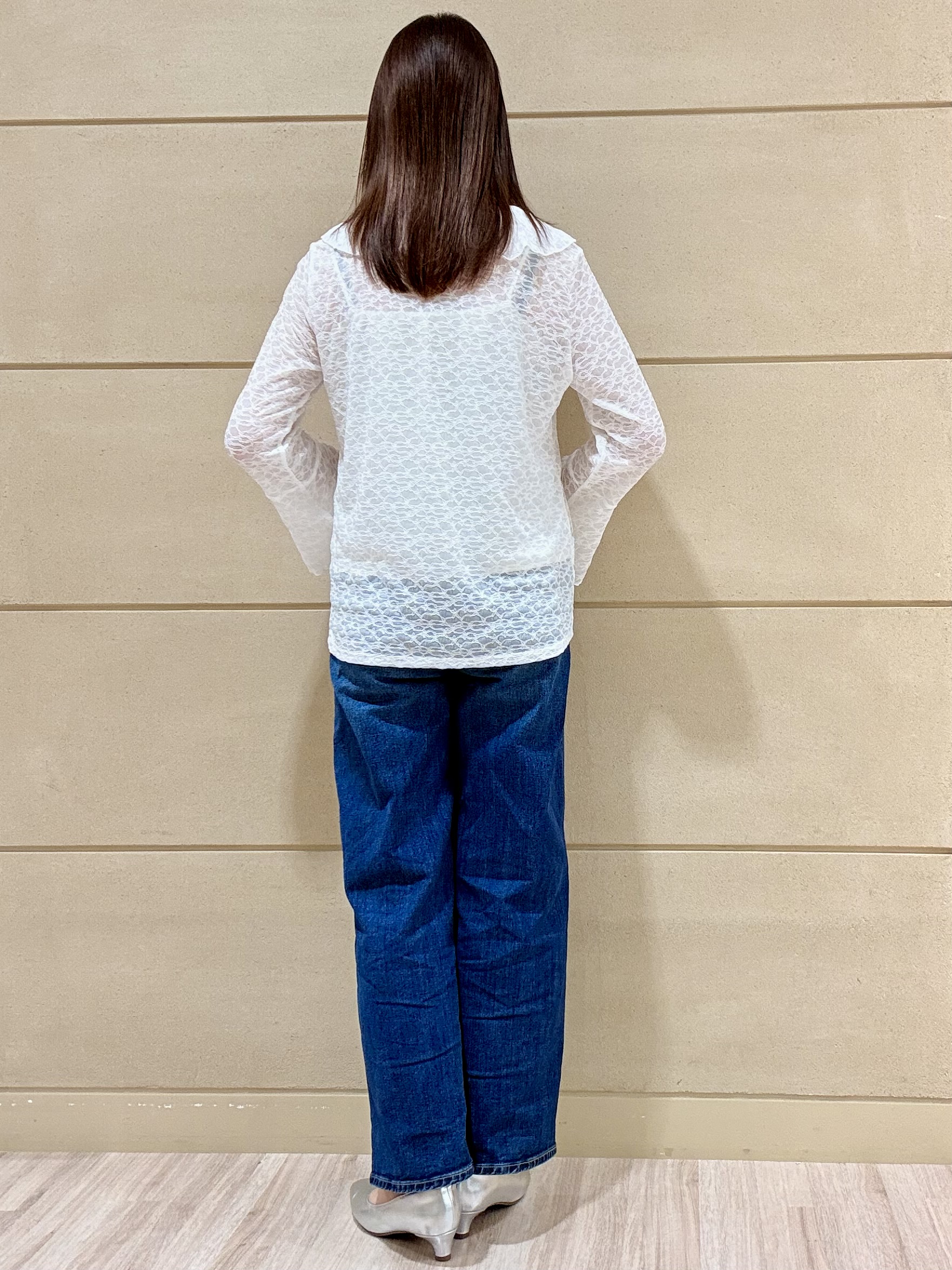 Marさんの「Reflect｜【洗える】フリルレースブラウス」を使ったコーディネート