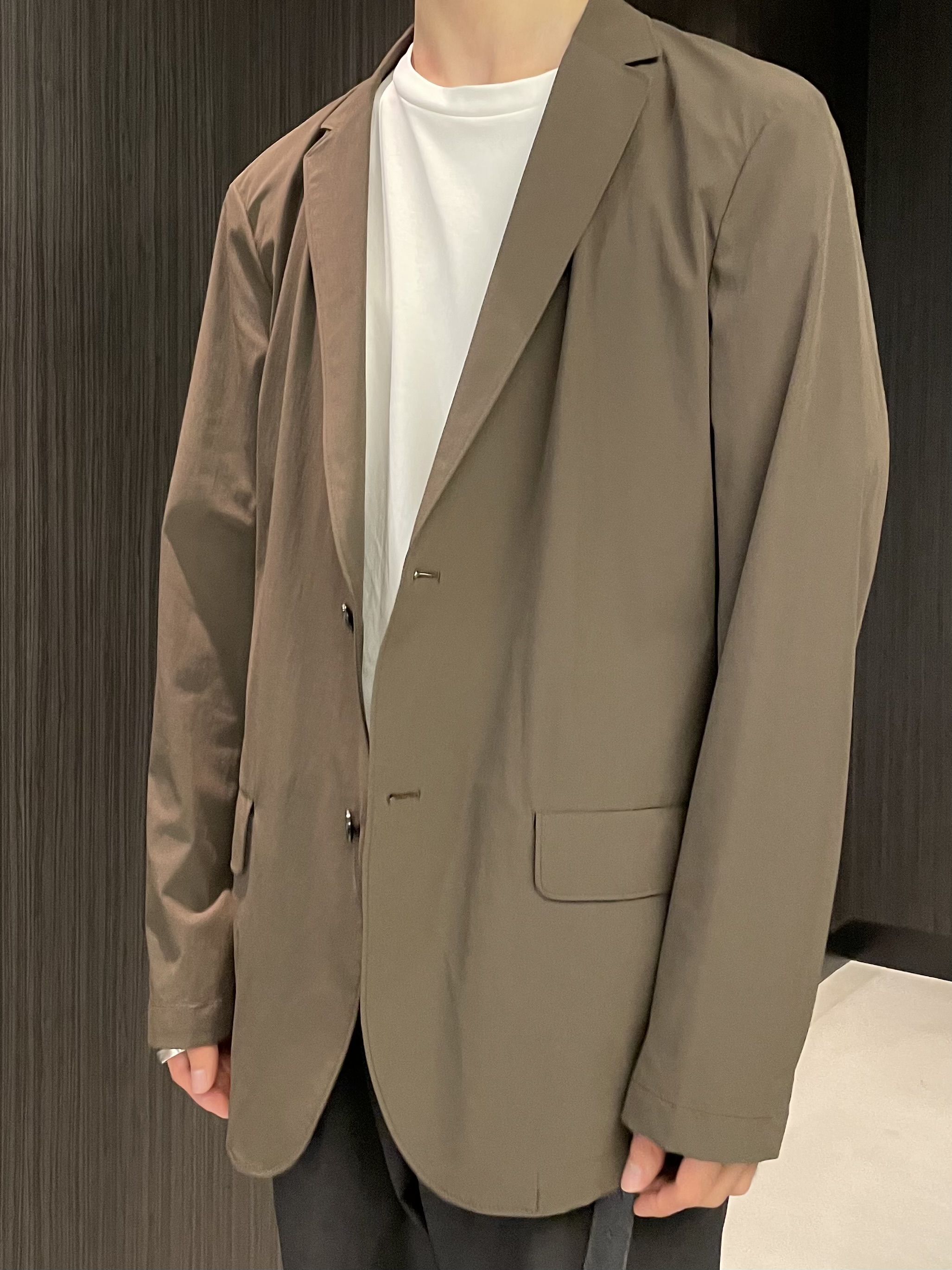 Okdさんの「TAKEO KIKUCHI｜3Dナイロン ジャケット」を使ったコーディネート