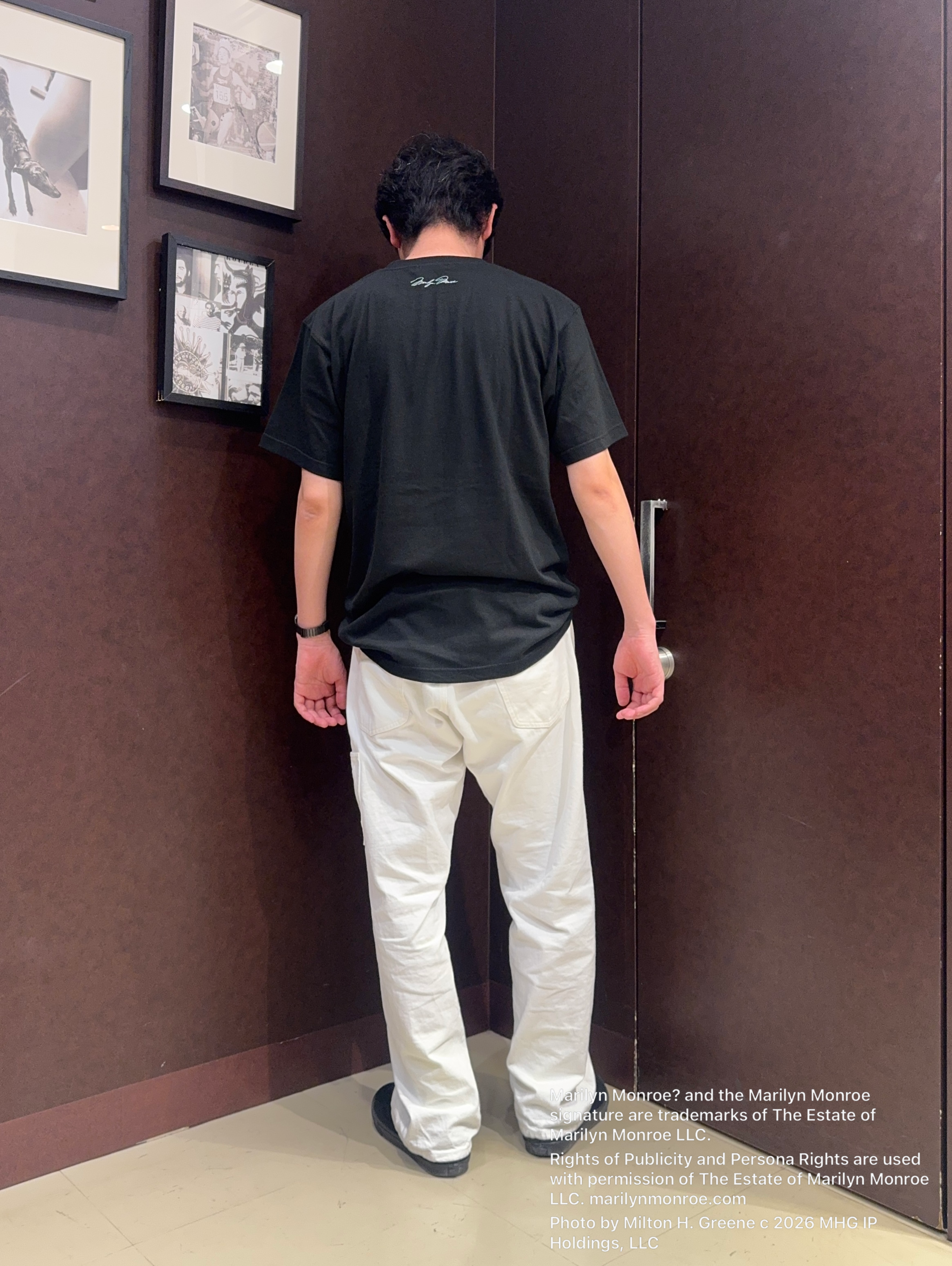 shuheiさんの「TAKEO KIKUCHI｜【別注】マリリン・モンロー/フォトTシャツ」を使ったコーディネート